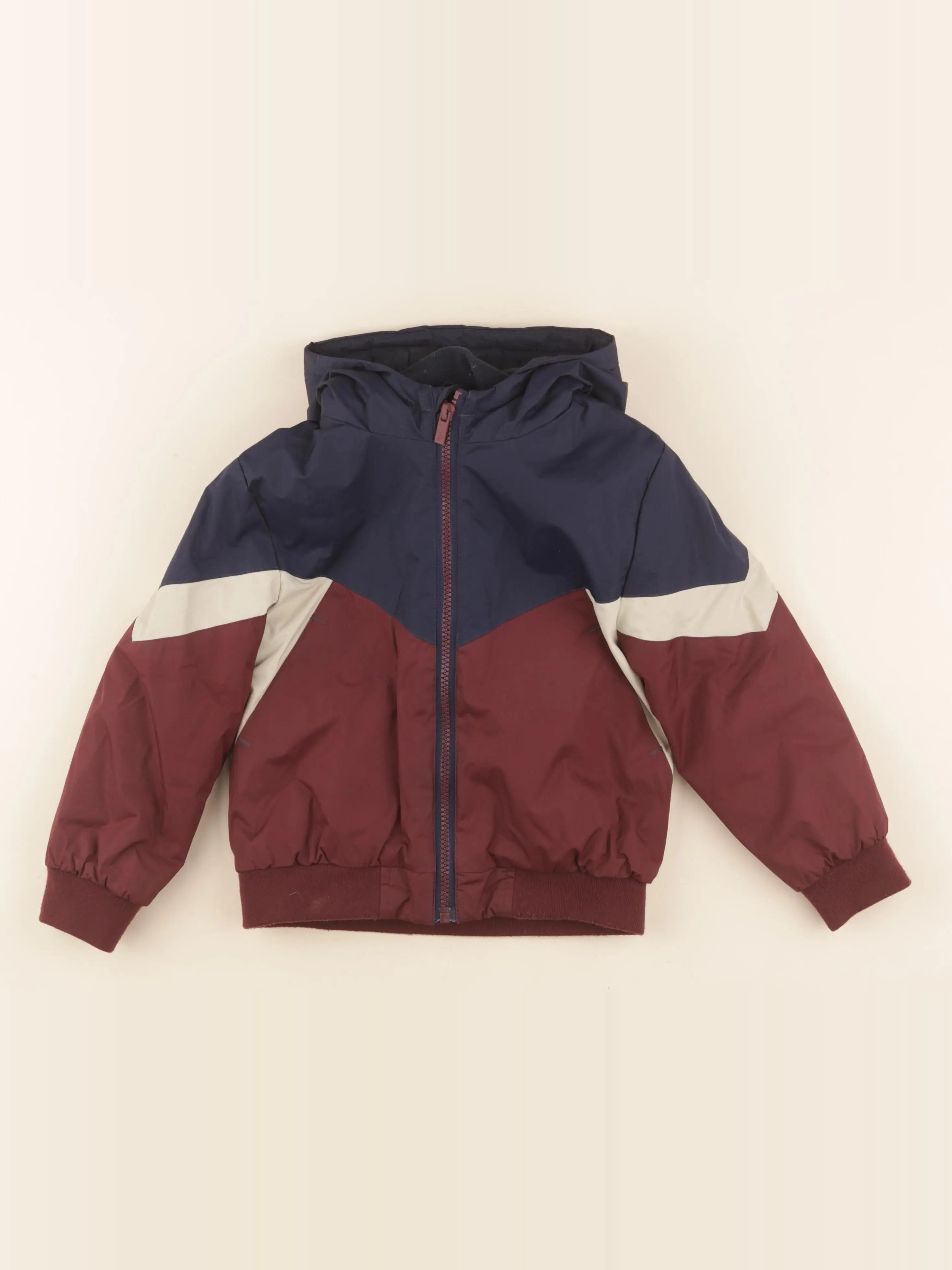 Vertbaudet - veste bleu, violet - 5 ans