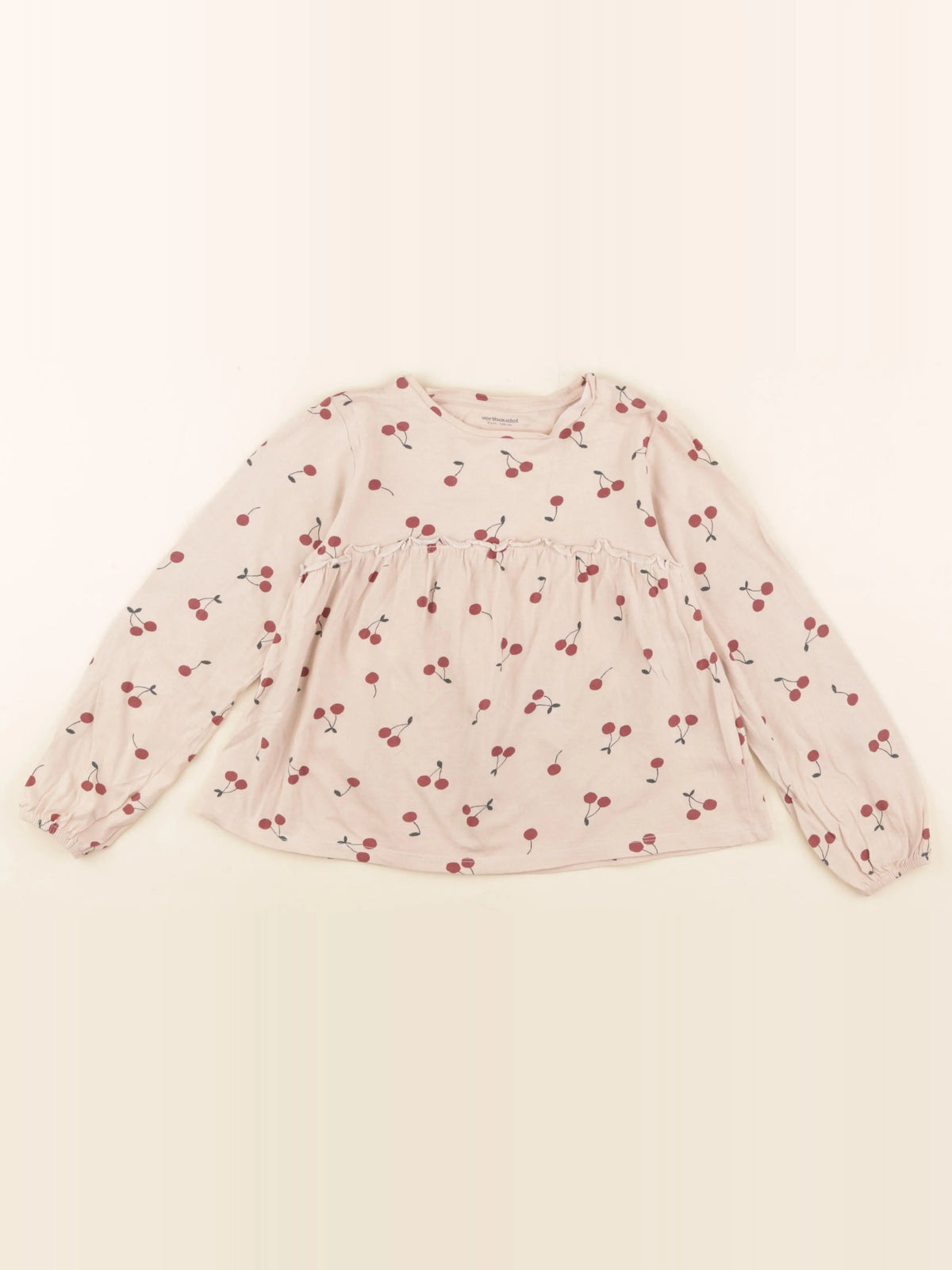 Vertbaudet - tee-shirt rose - 8 ans