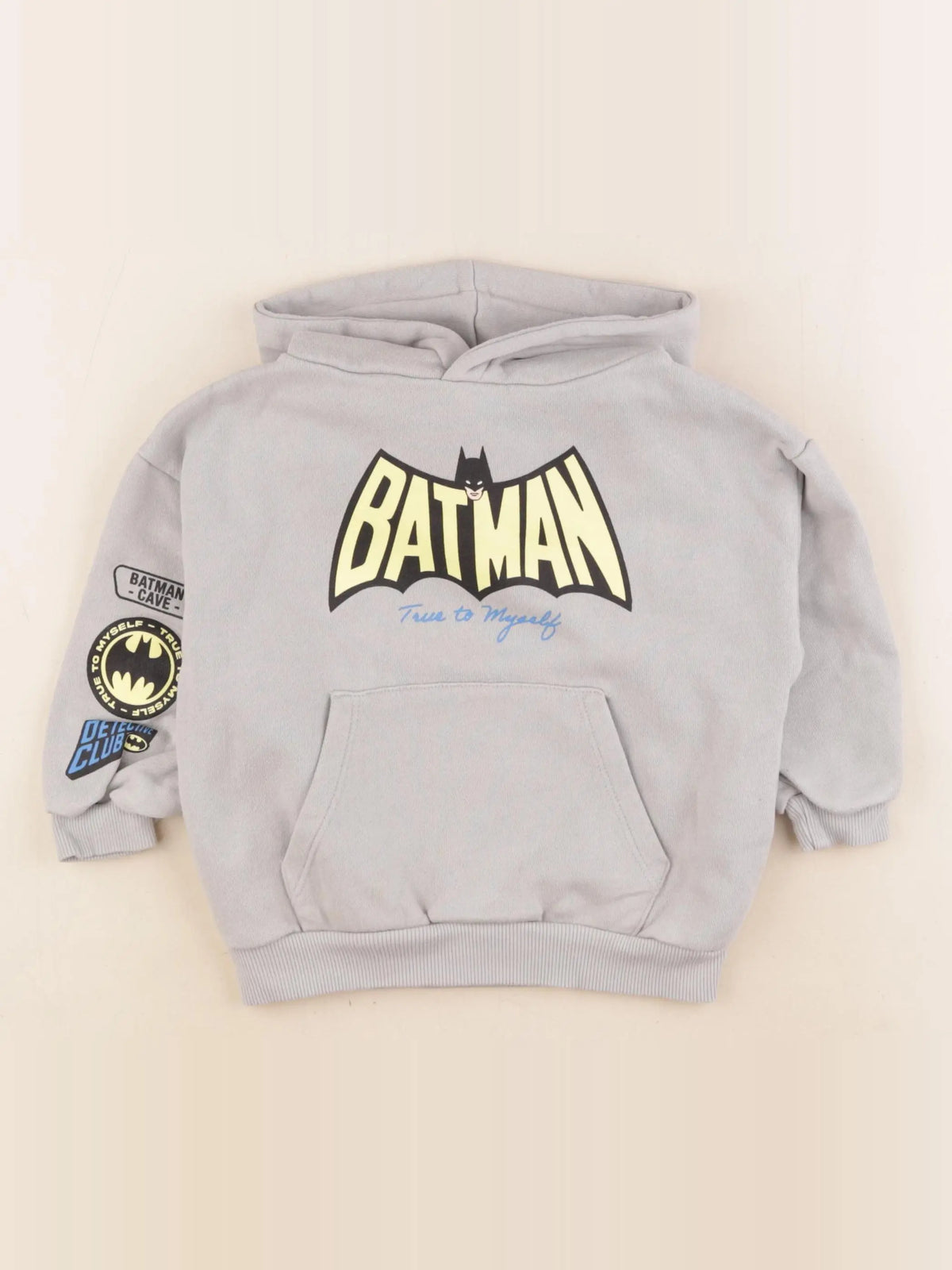 Zara - sweat imprimé au dos gris - 2 ans