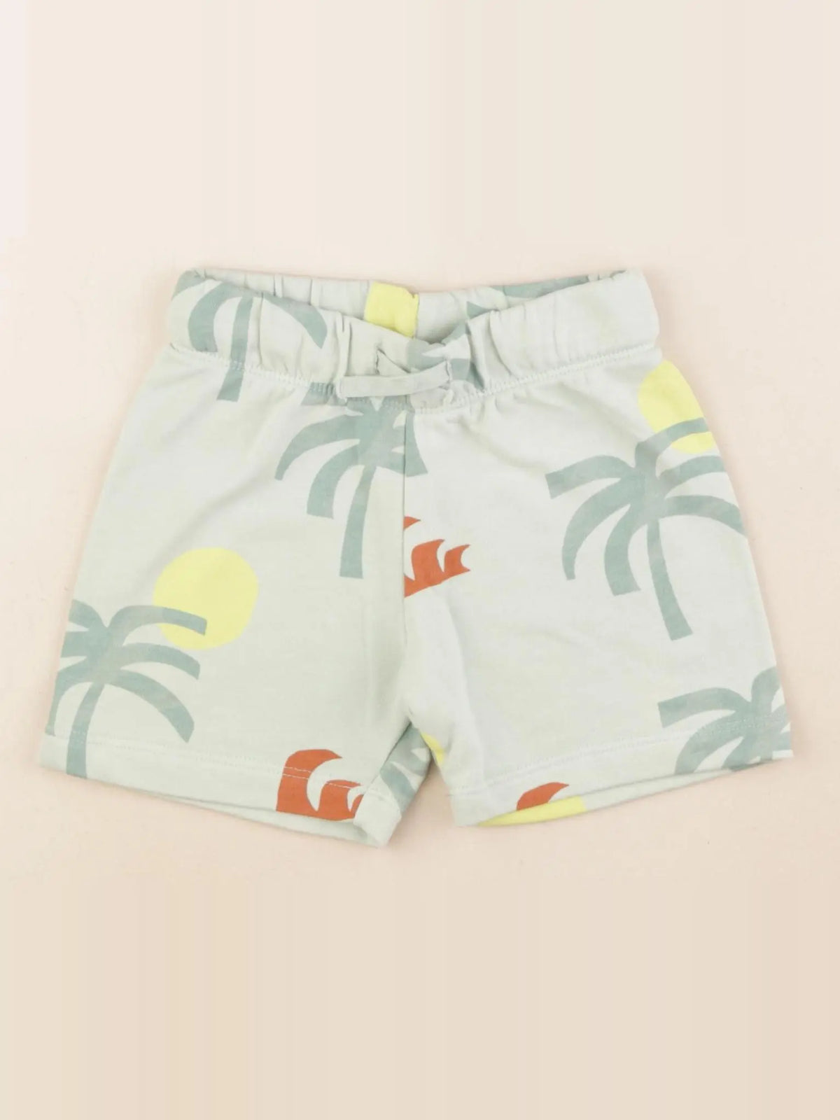 H&M - short vert - 18/24 mois