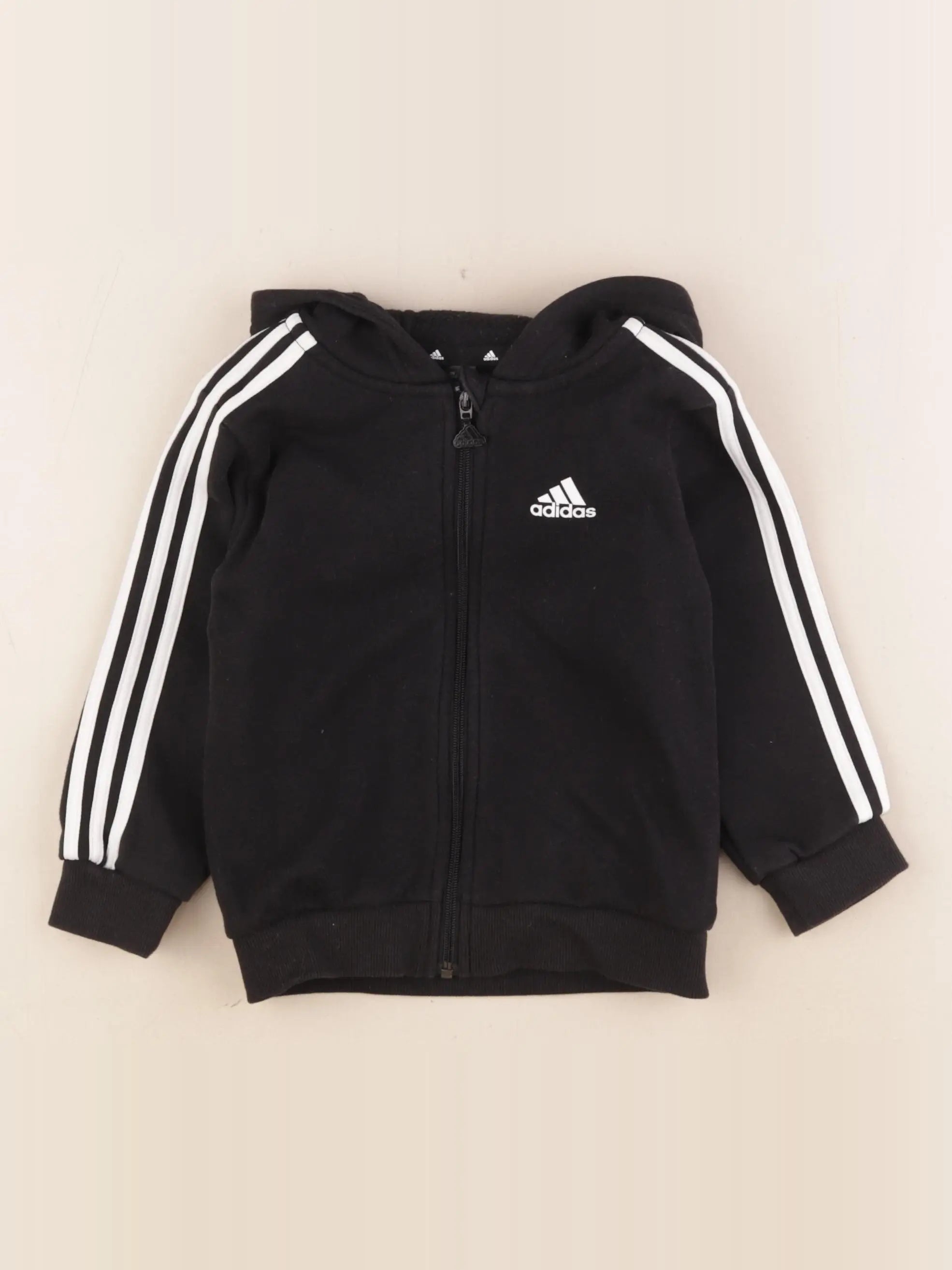 Adidas - sweat noir - 18/24 mois