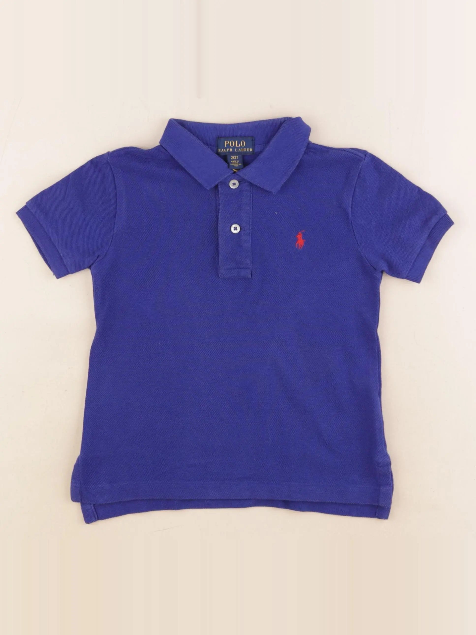 Ralph Lauren - polo bleu - 2 ans