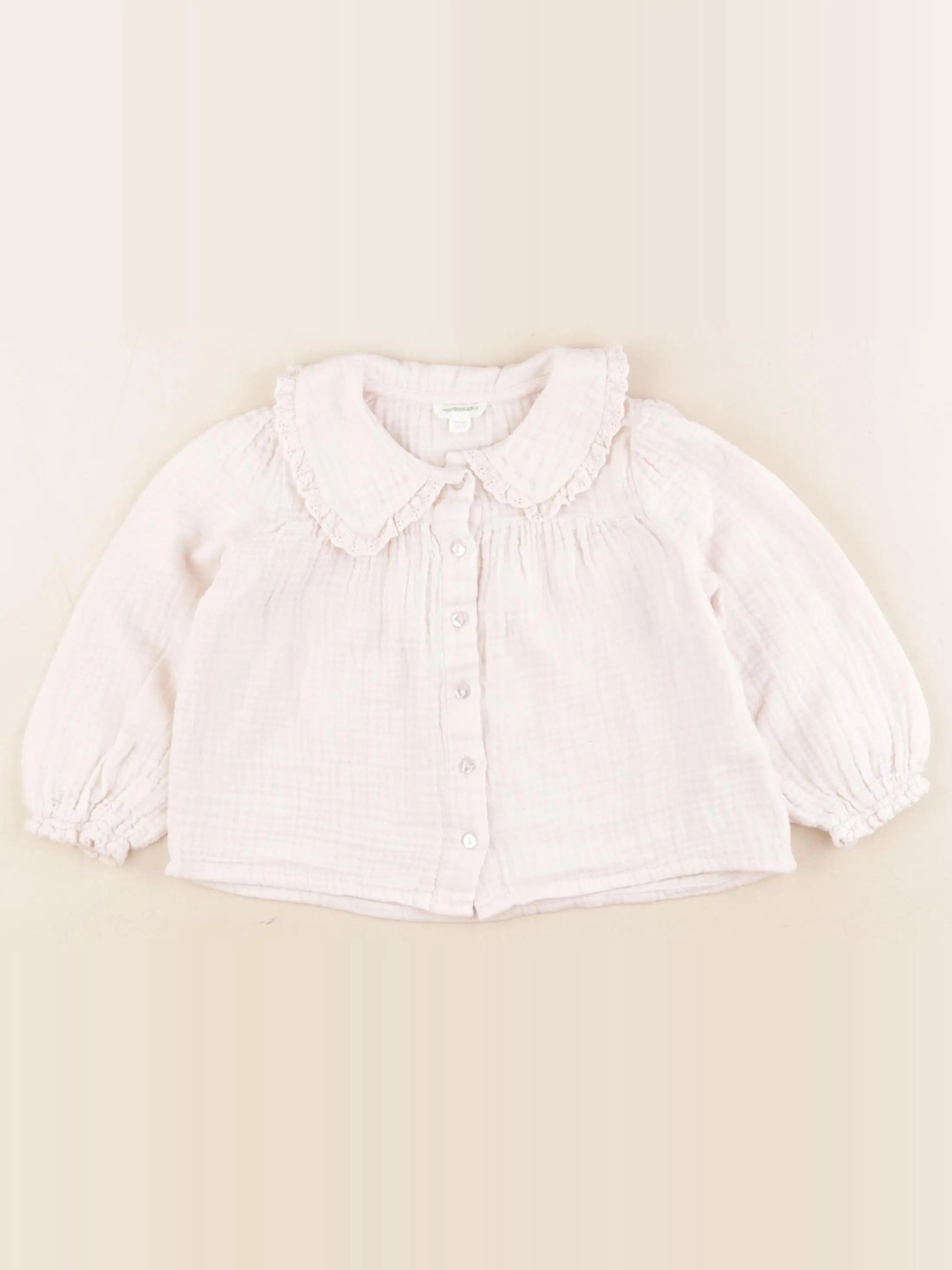 Vertbaudet - blouse rose - 2 ans