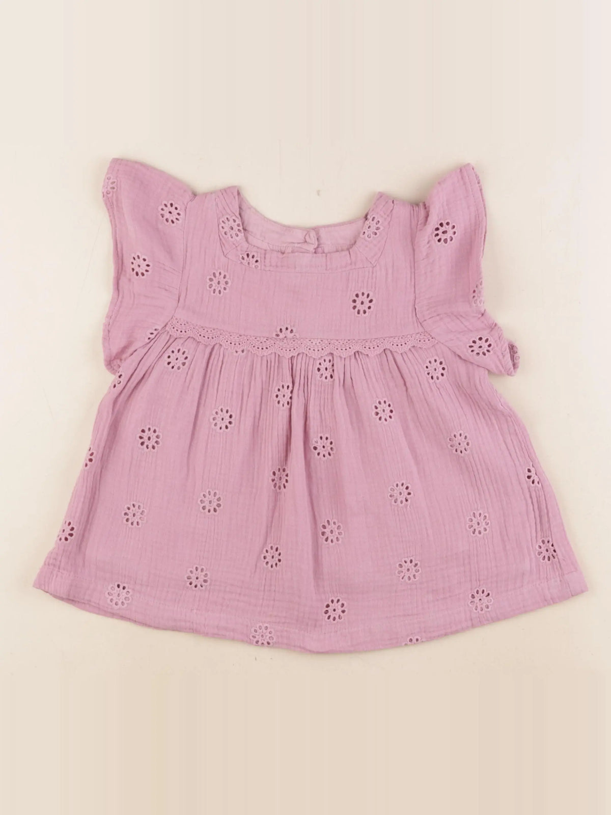 Vertbaudet - blouse violet - 5 ans