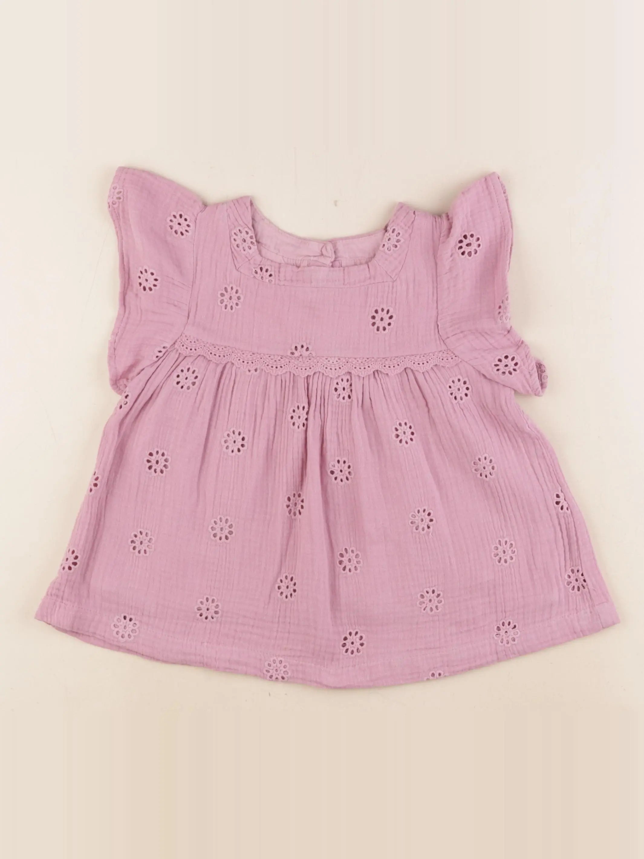 Vertbaudet - blouse violet - 5 ans