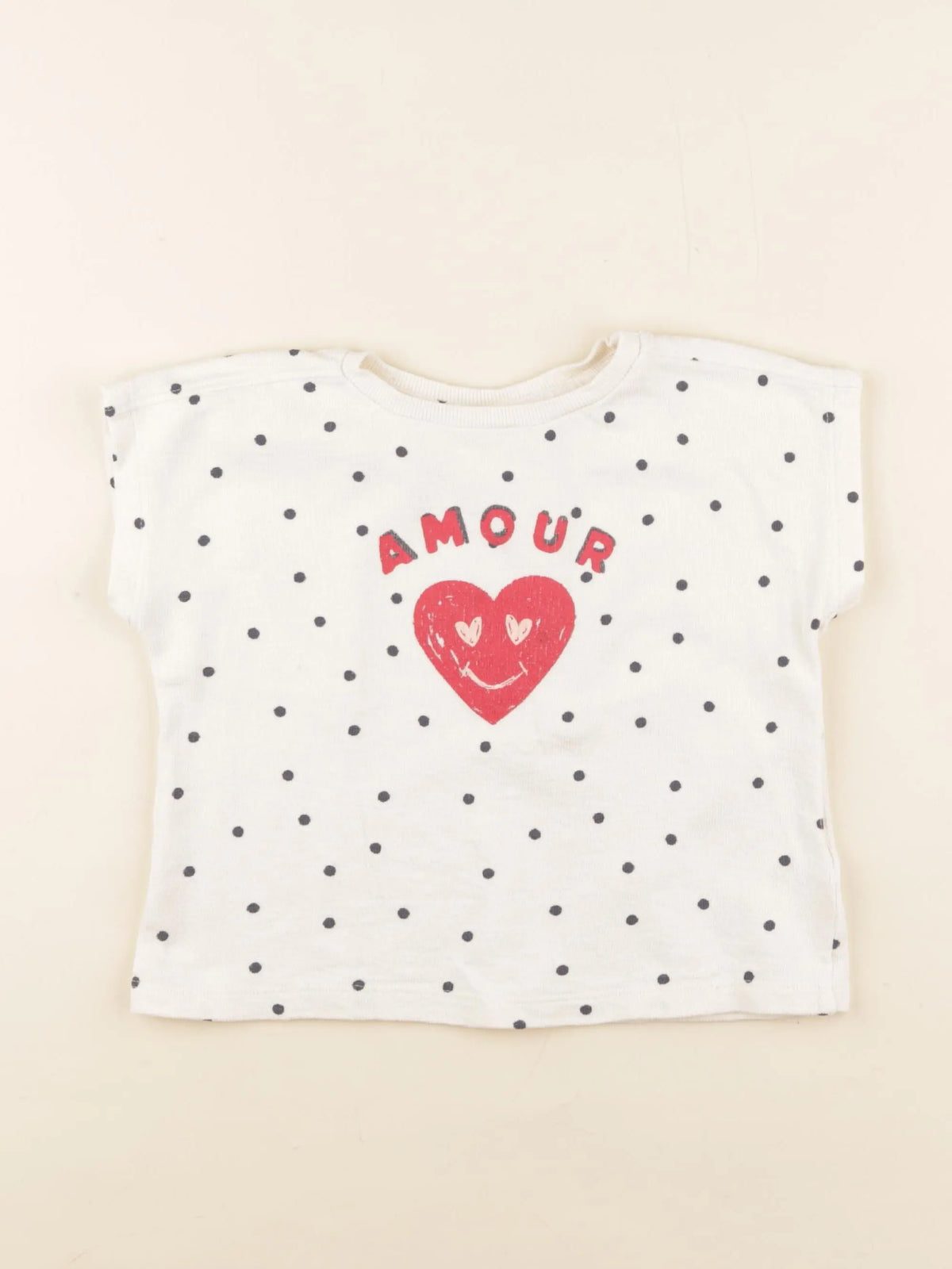 Vertbaudet - tee-shirt blanc - 4 ans