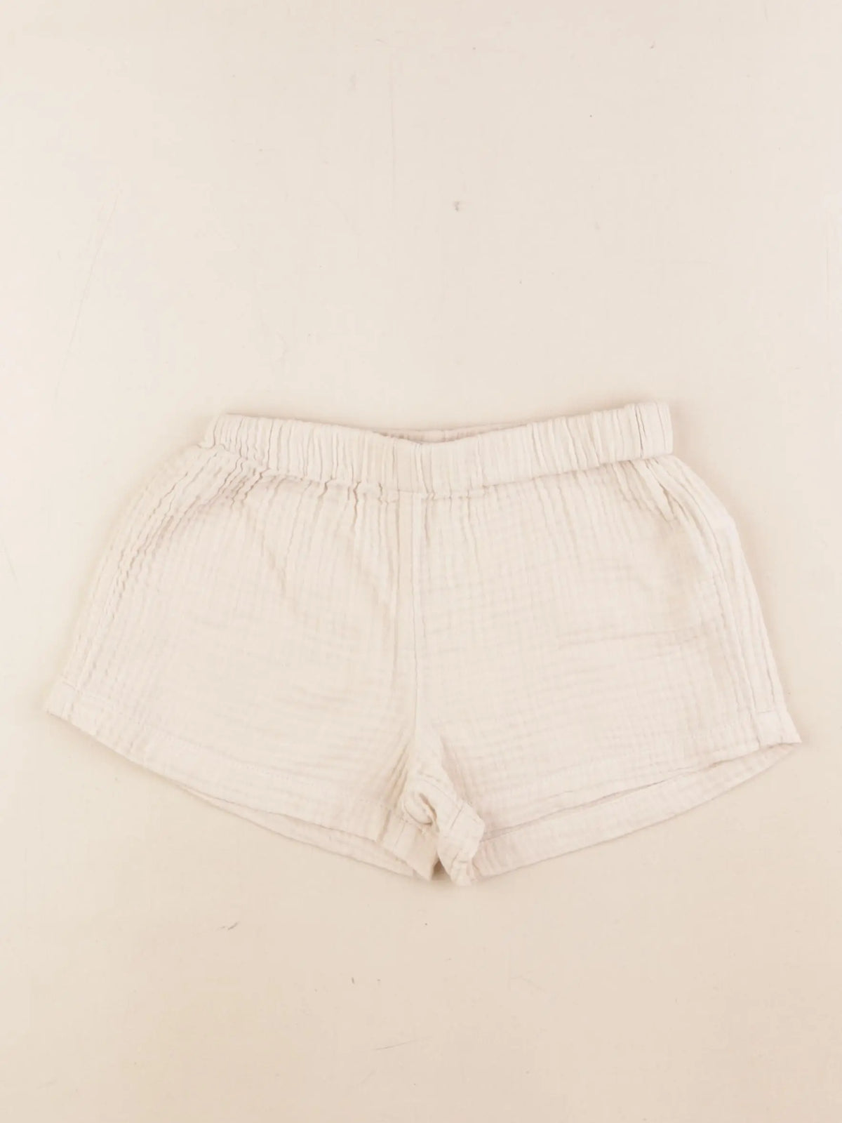 Vertbaudet - short beige - 6 ans