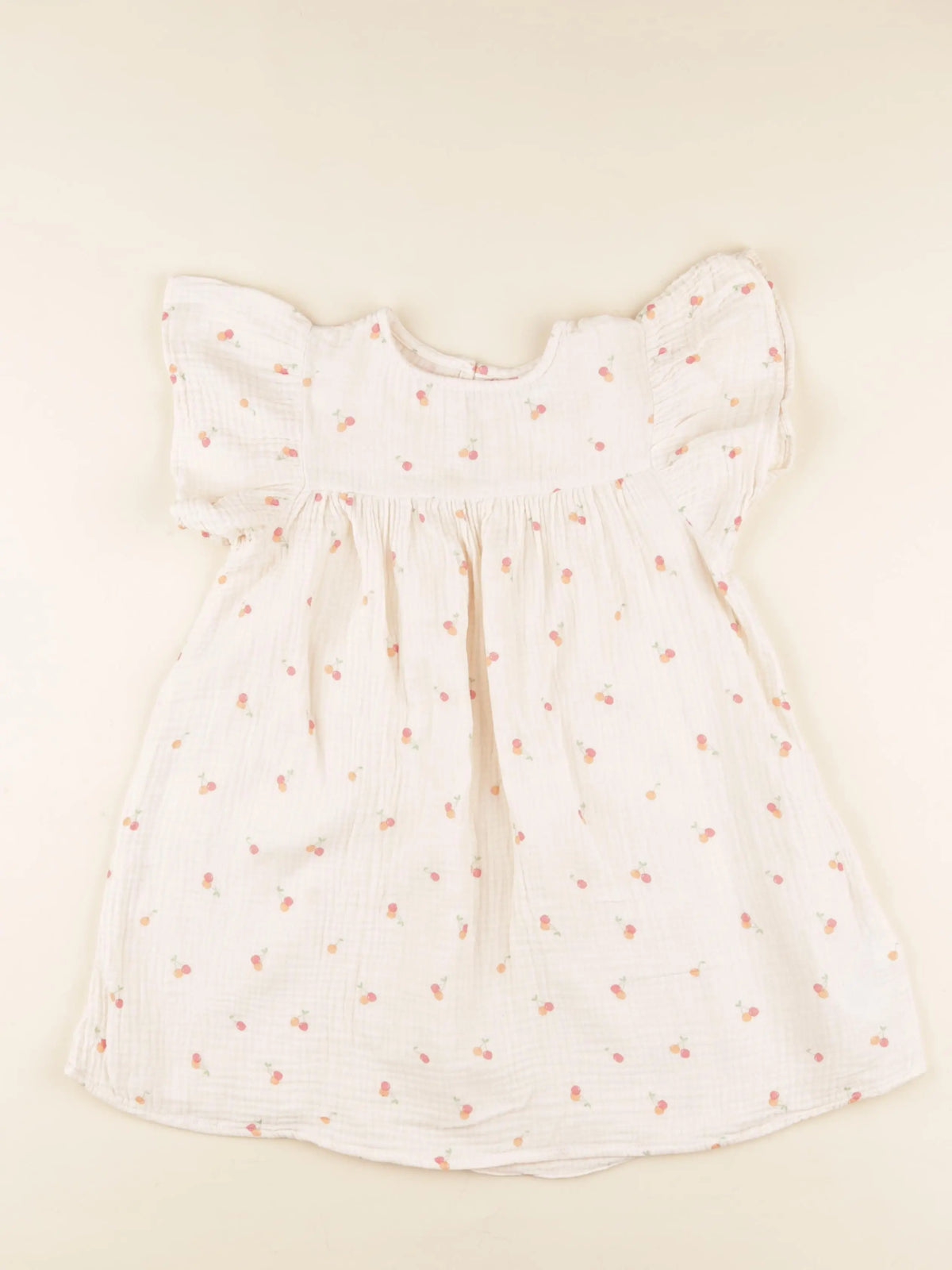 Vertbaudet - robe beige - 5 ans