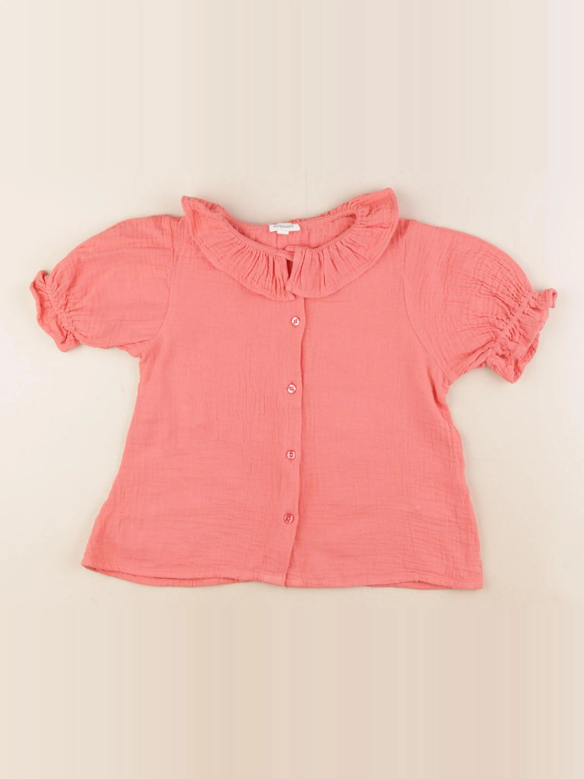 Vertbaudet - blouse rose - 6 ans