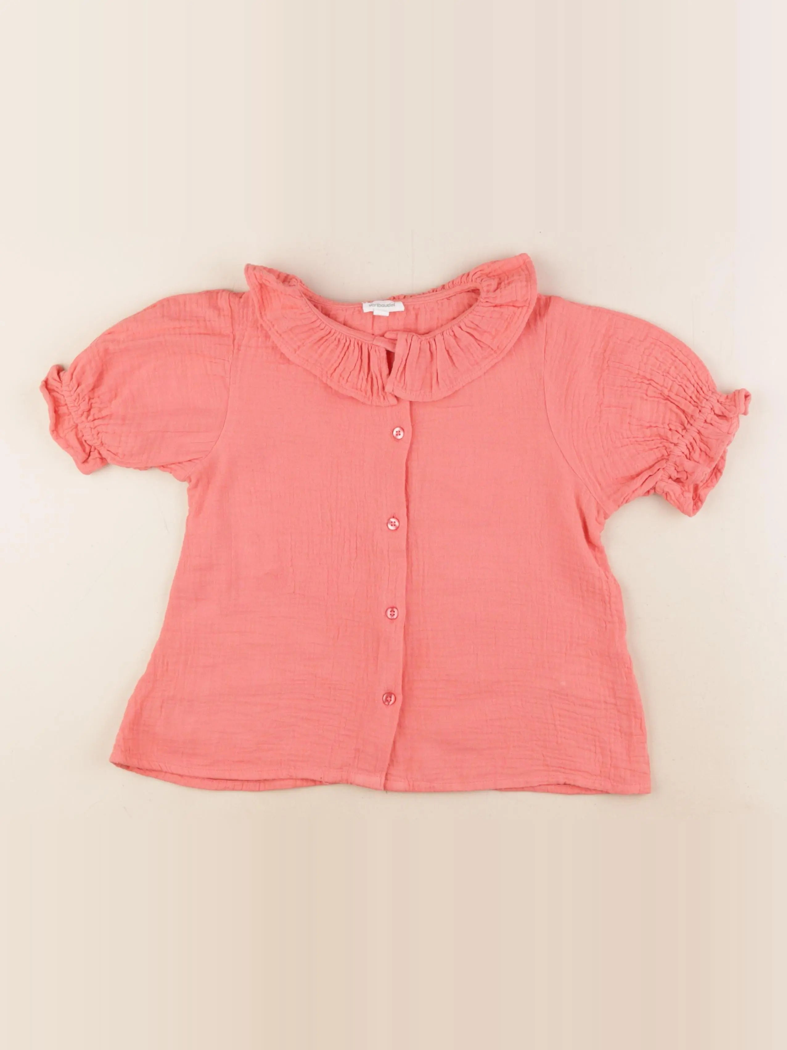 Vertbaudet - blouse rose - 6 ans