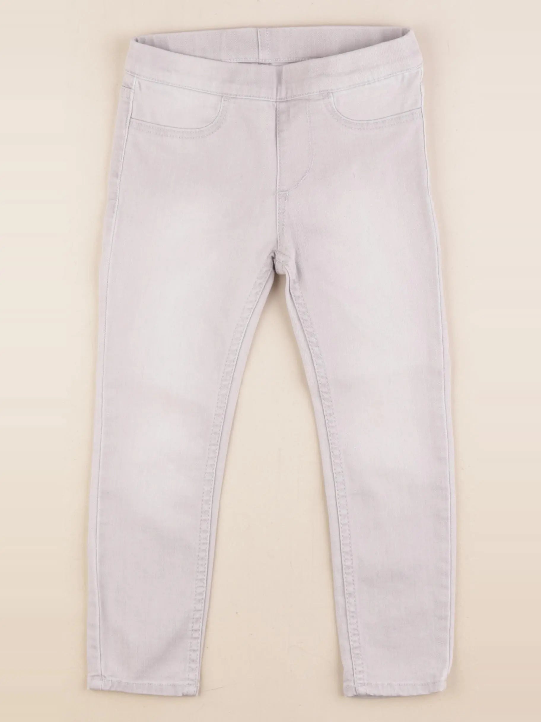 H&M - jegging gris - 3/4 ans