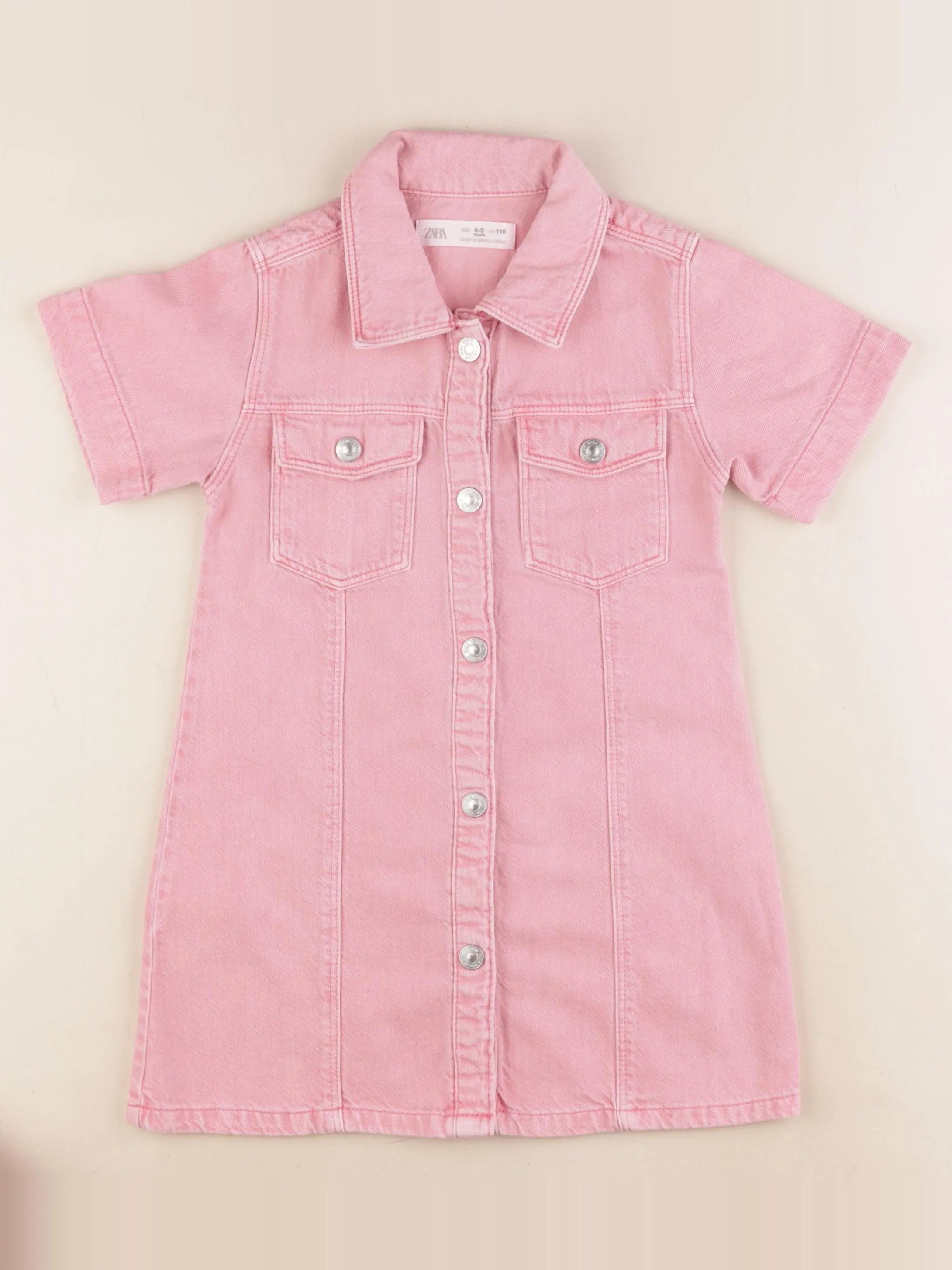 Zara - robe rose - 4/5 ans