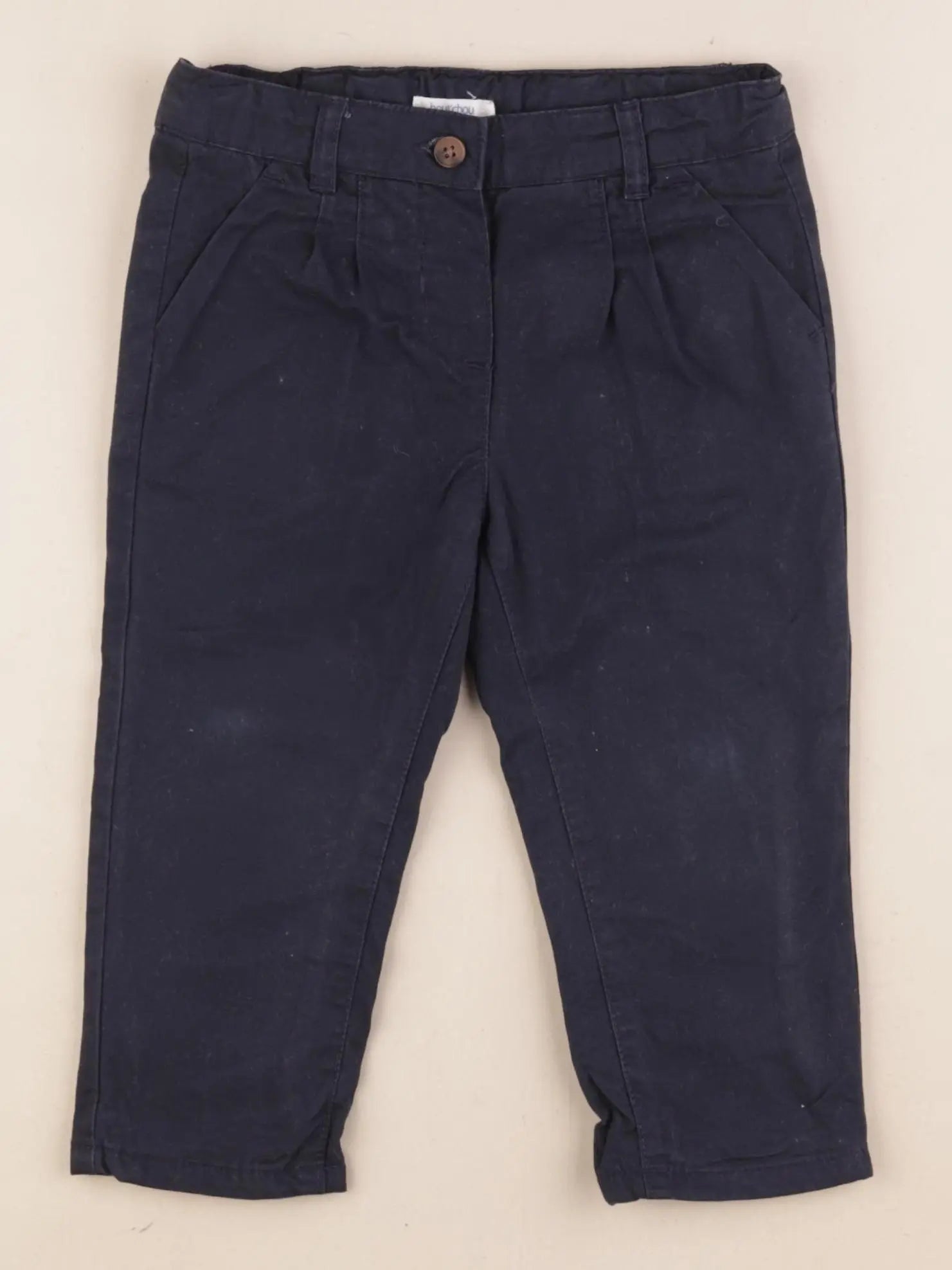 Boutchou - pantalon bleu - 18 mois