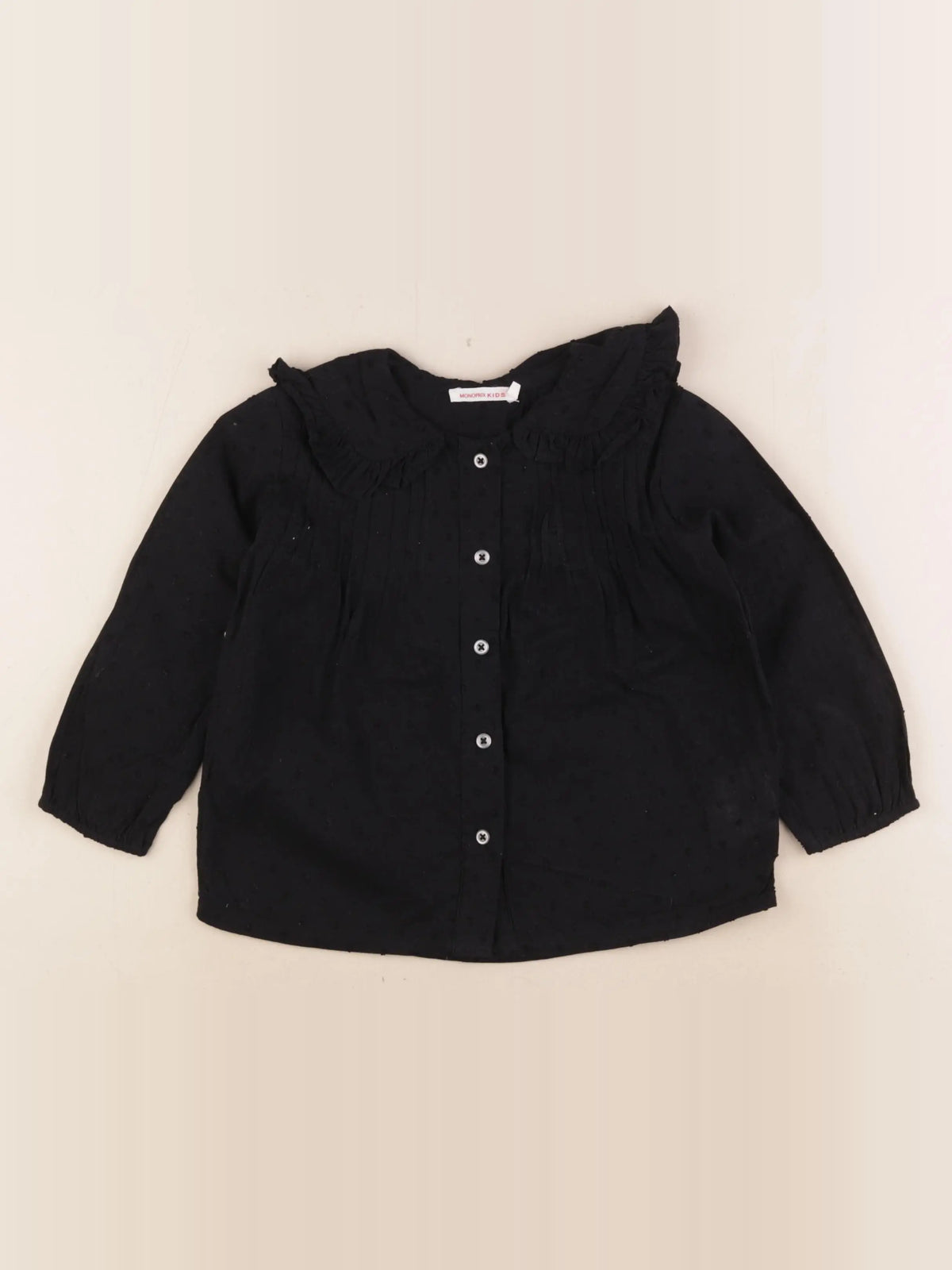 Monoprix - blouse noir - 3 ans