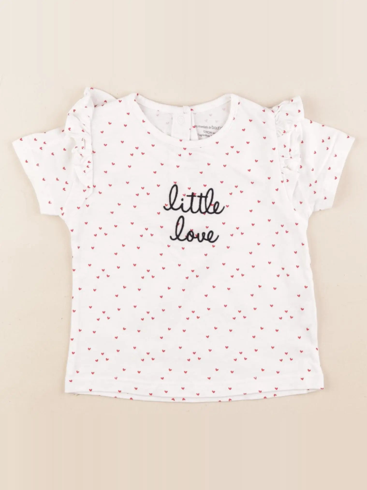 Boutchou - tee-shirt rouge - 18 mois