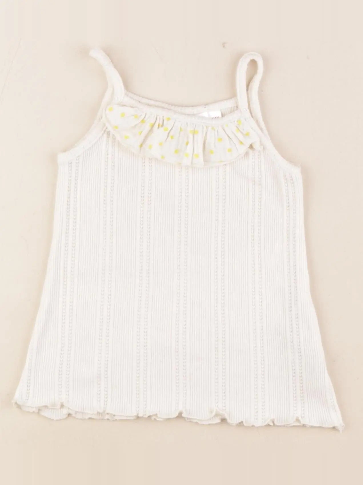 Zara - débardeur beige - 18/24 mois