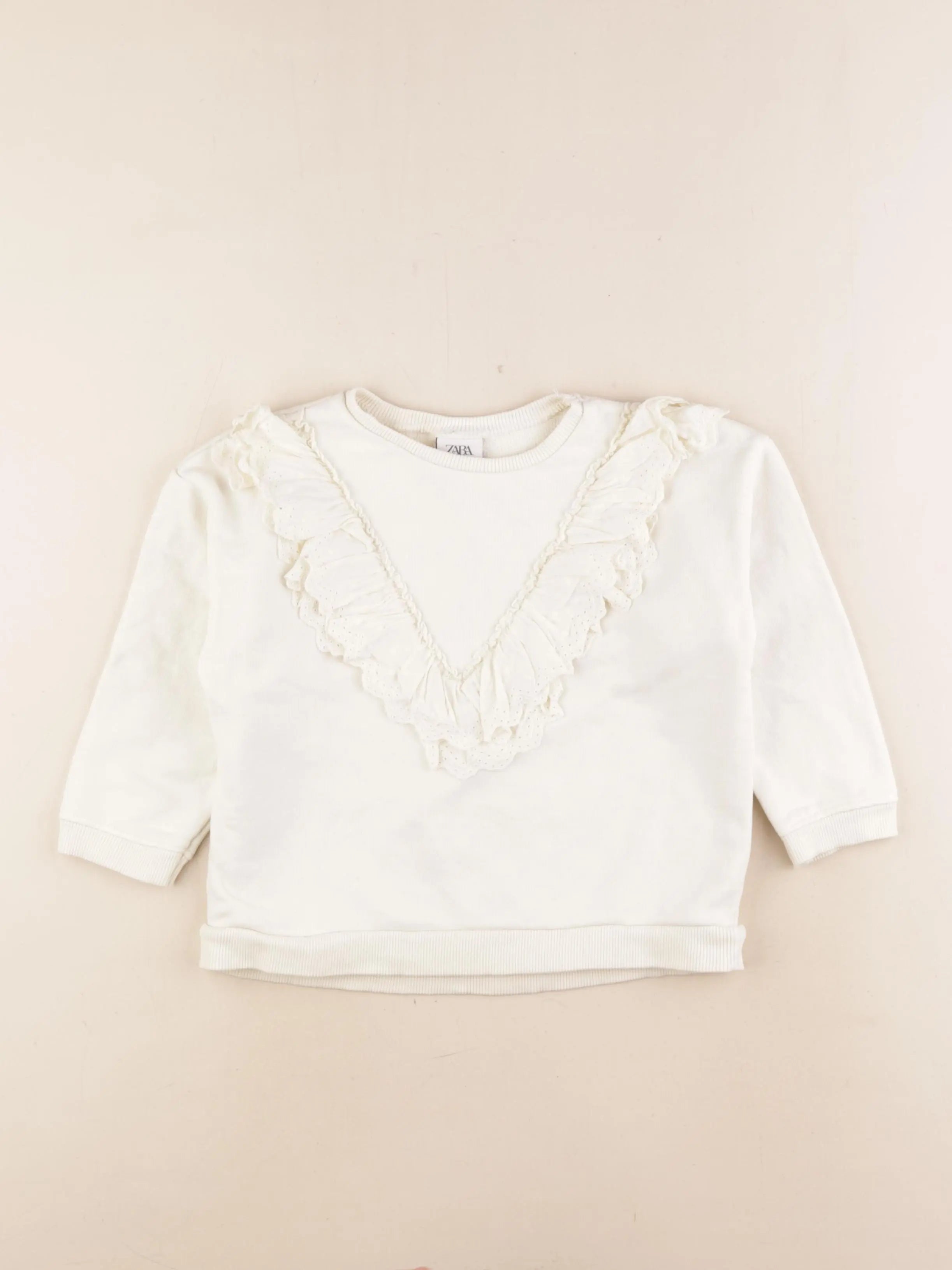 Zara - sweat beige - 3/4 ans