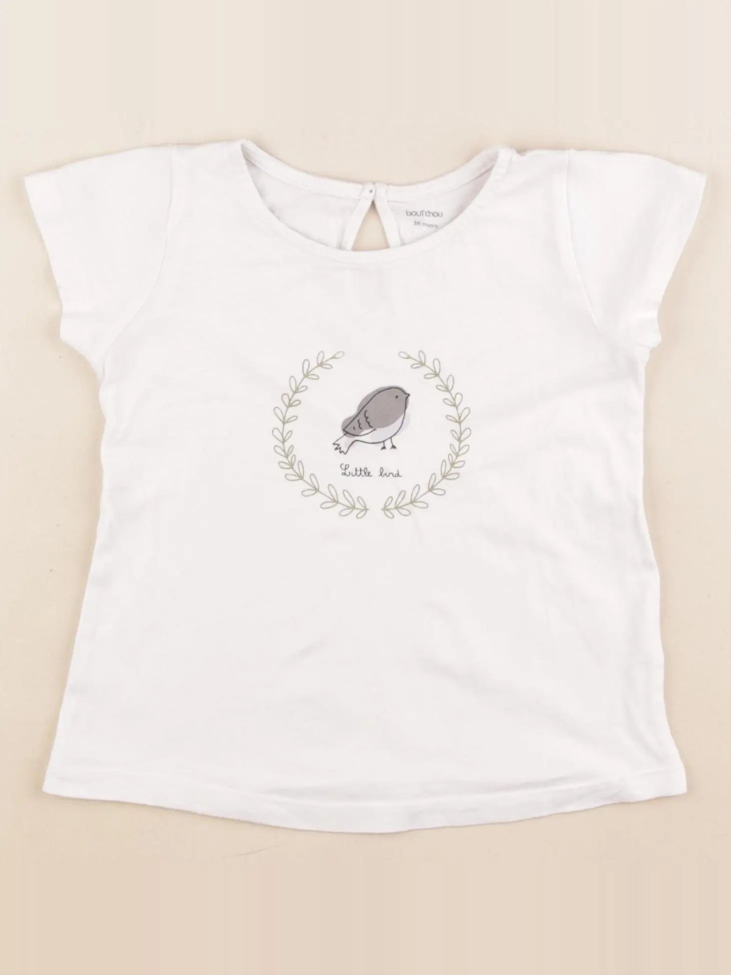 Boutchou - tee-shirt blanc - 36 mois