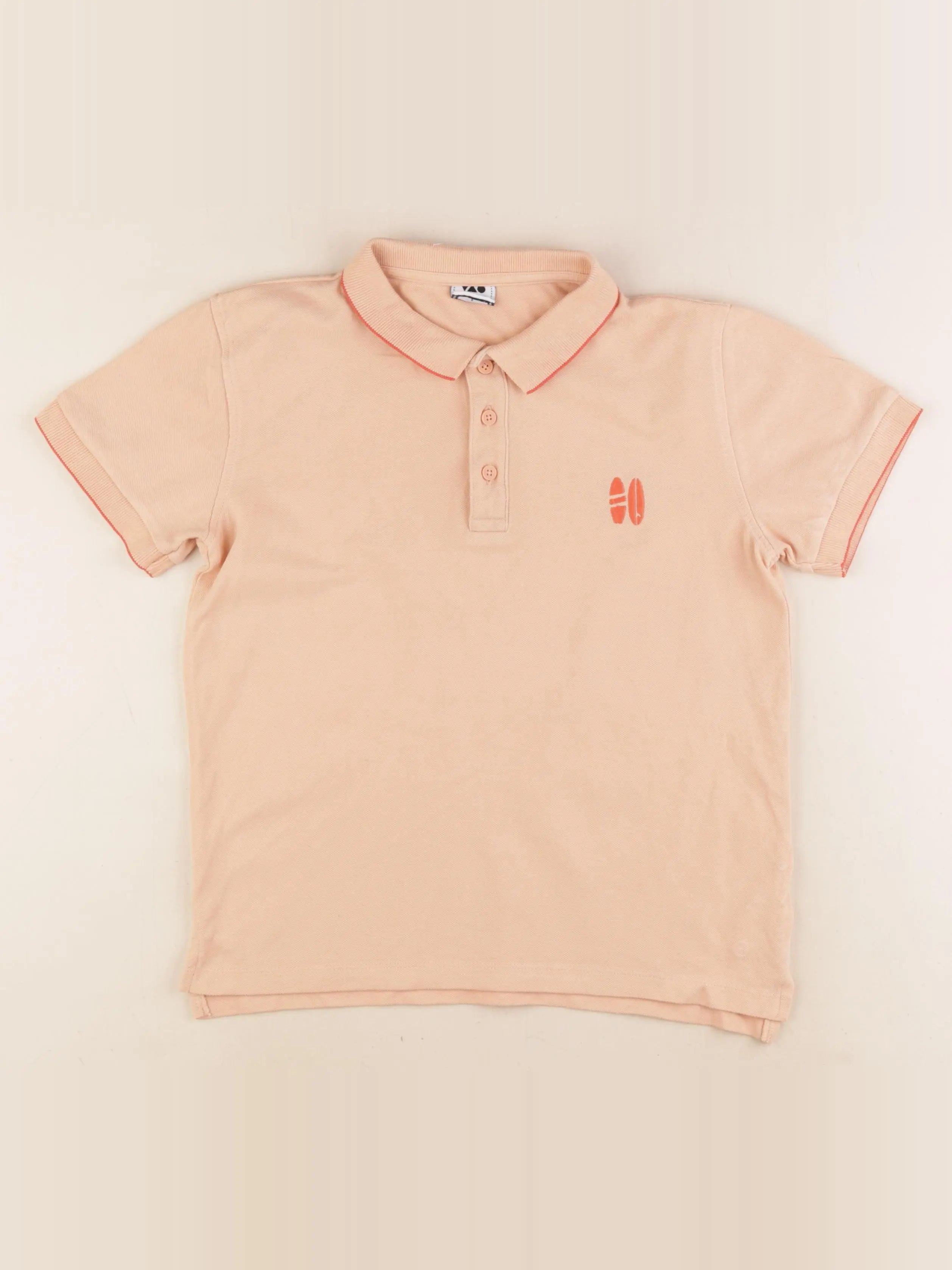 Tape à l'oeil - polo orange - 10 ans