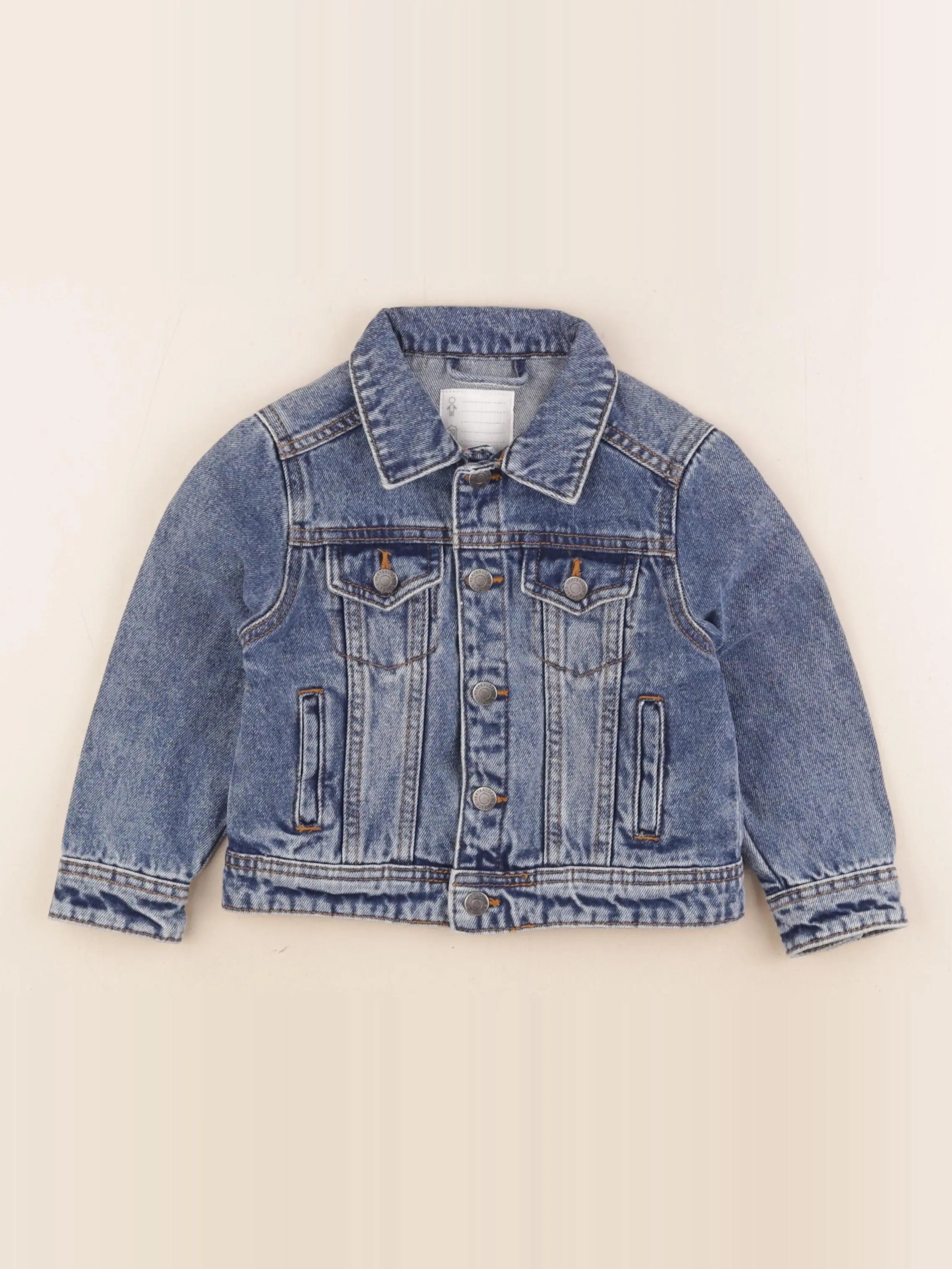 Vertbaudet - veste bleu - 3 ans