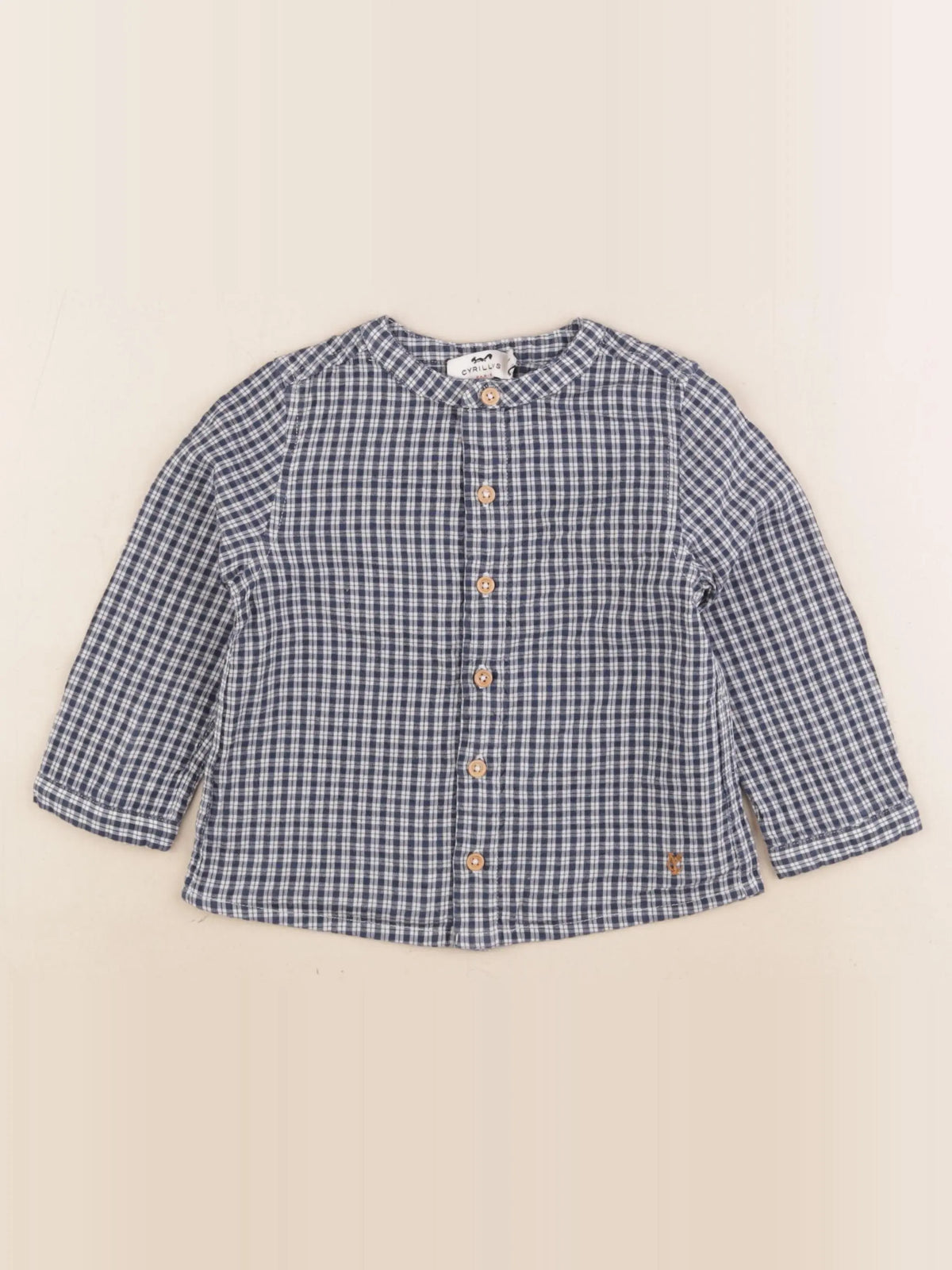 Cyrillus - chemise bleu - 24 mois