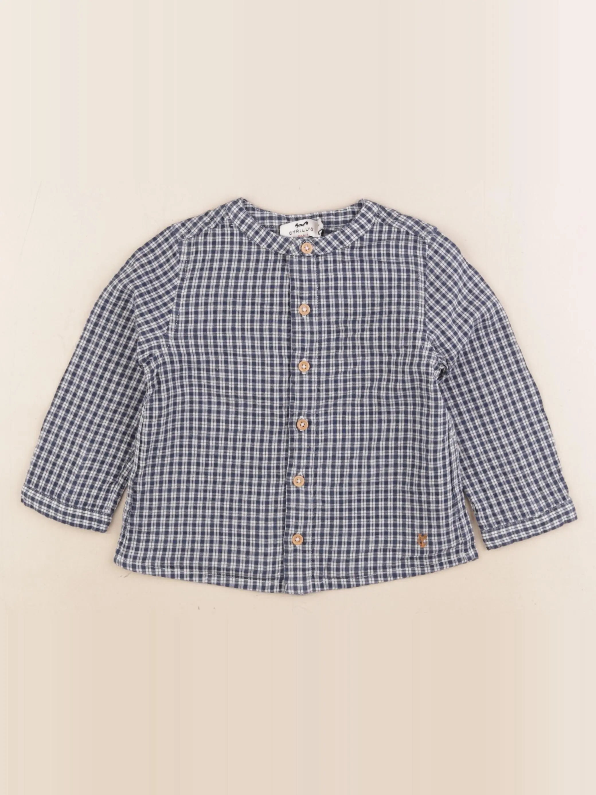 Cyrillus - chemise bleu - 24 mois