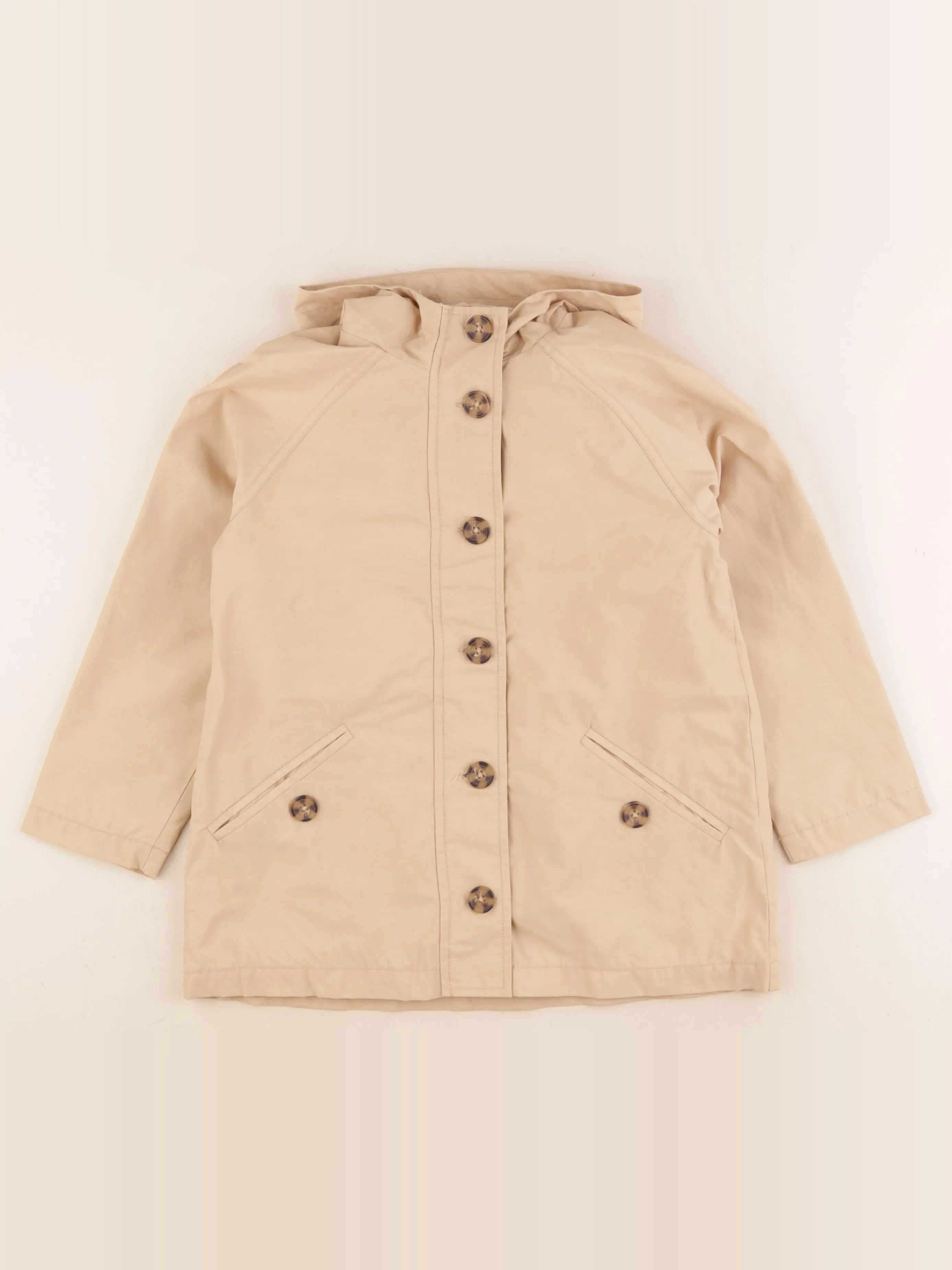 Vertbaudet - imperméable marron - 7 ans