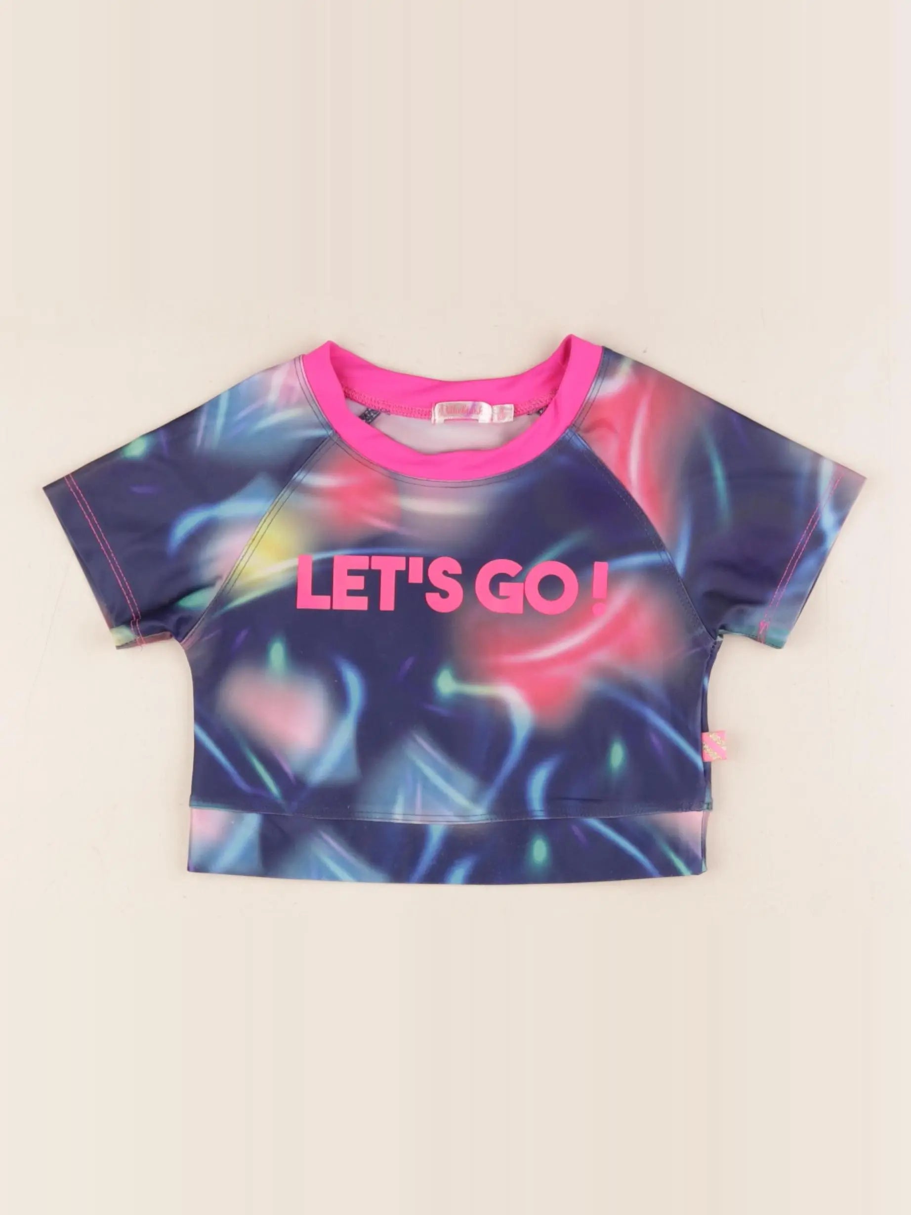 Billie Blush - tee-shirt bleu, rose - 5 ans