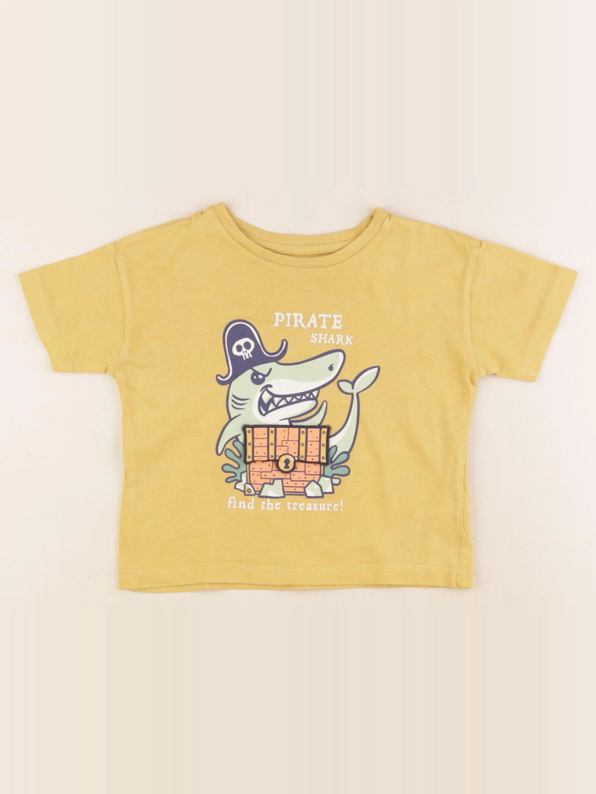 Vertbaudet - tee-shirt jaune - 3 ans