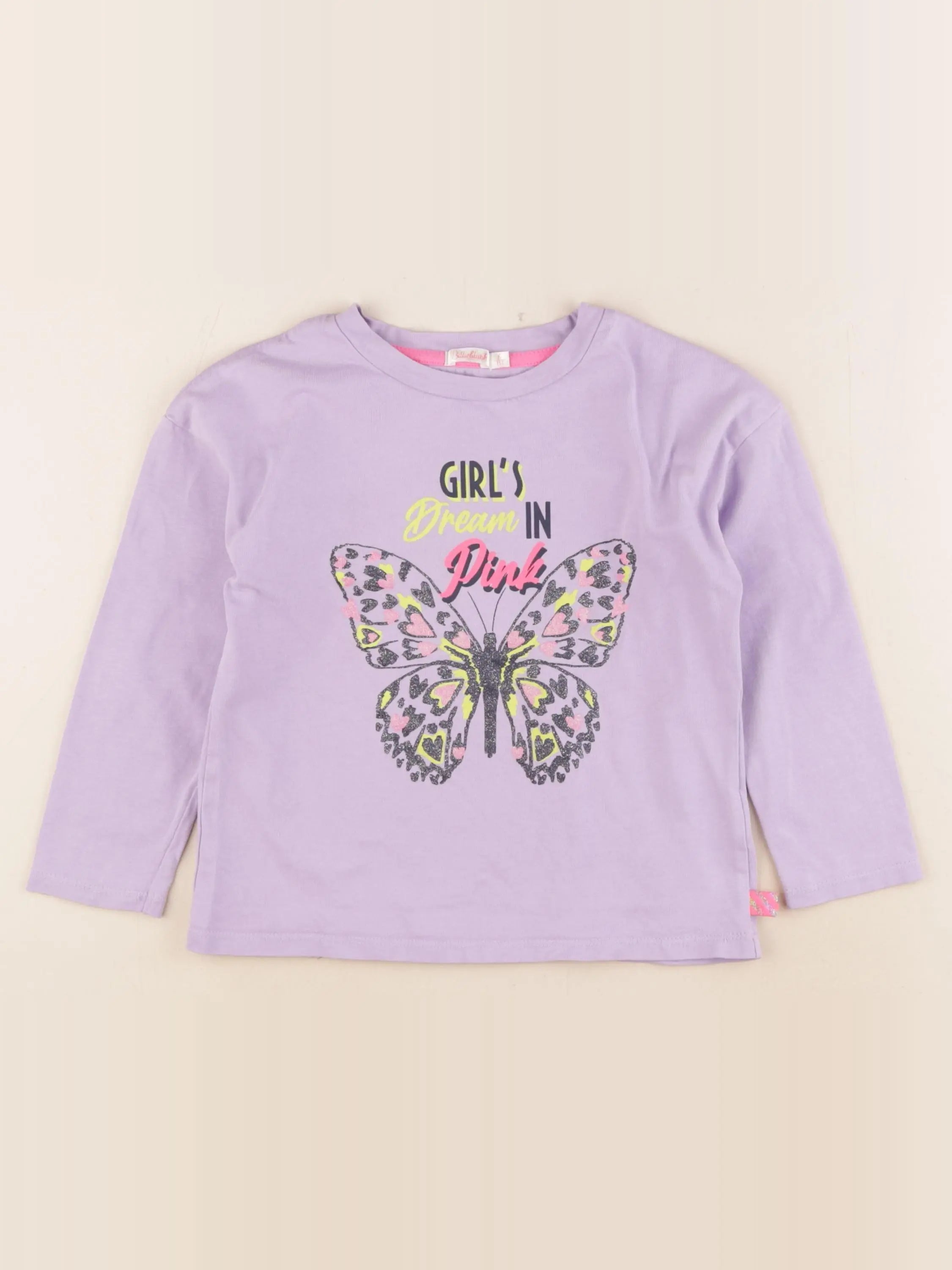 Billie Blush - tee-shirt violet - 6 ans