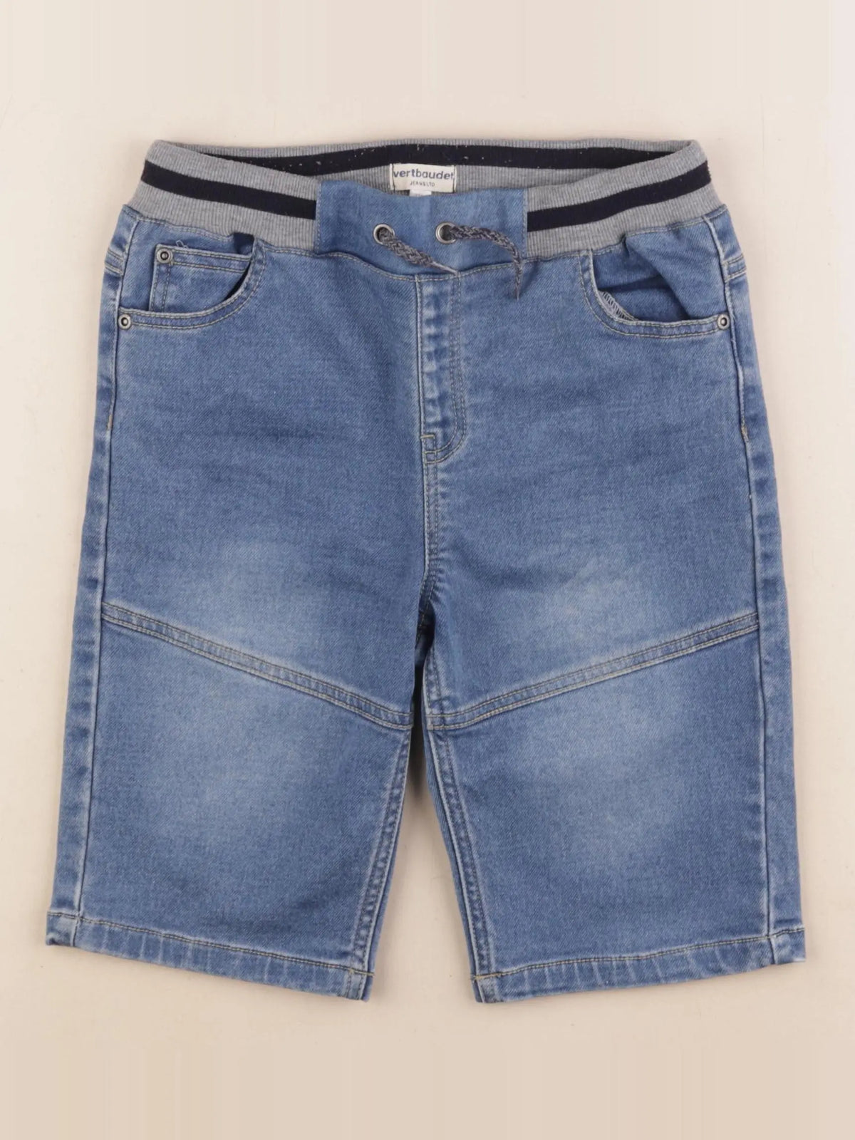 Vertbaudet - short bleu - 9 ans