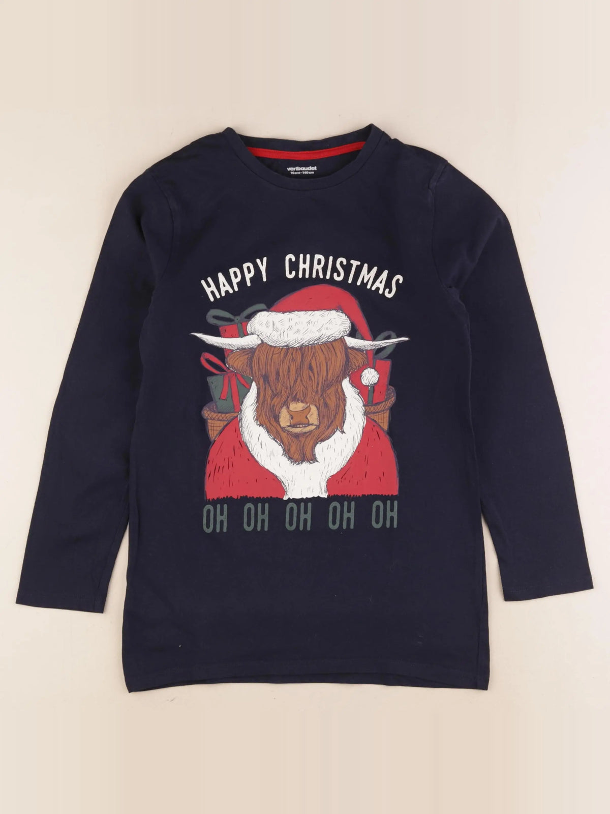 Vertbaudet - tee-shirt bleu - 10 ans