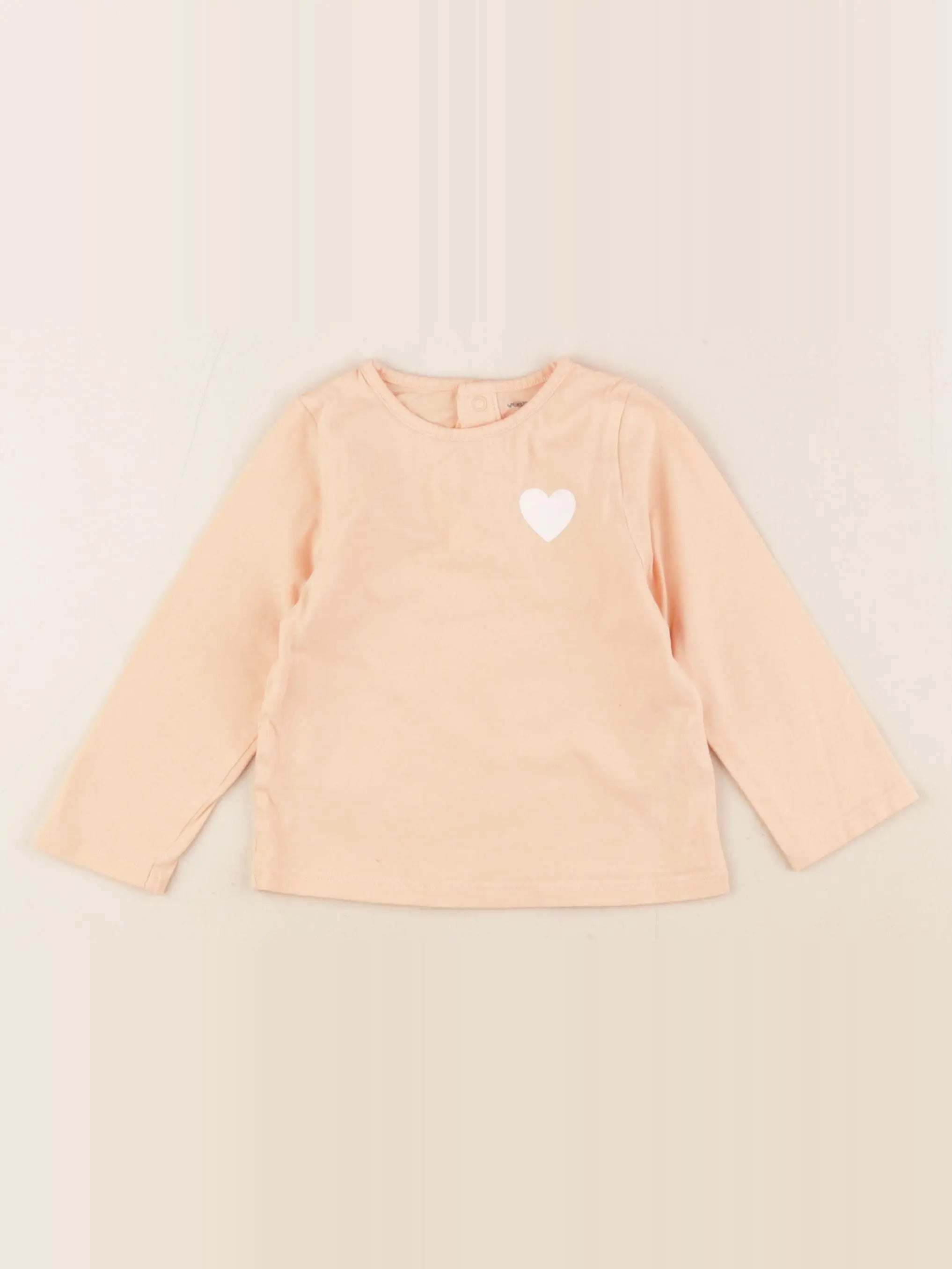 Vertbaudet - tee-shirt orange - 12 mois