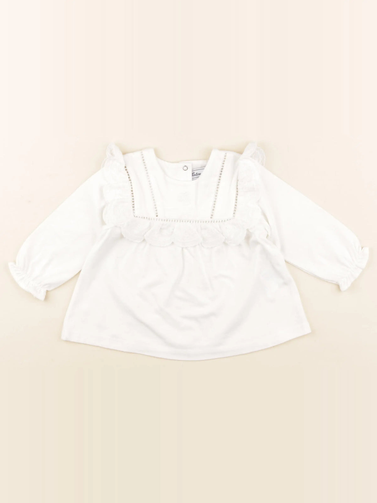 Tartine & Chocolat - tee-shirt beige - 1 an