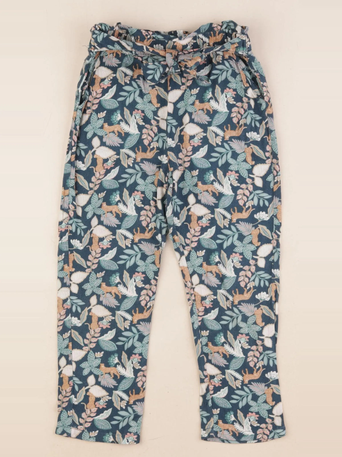 Vertbaudet - pantalon vert - 6 ans