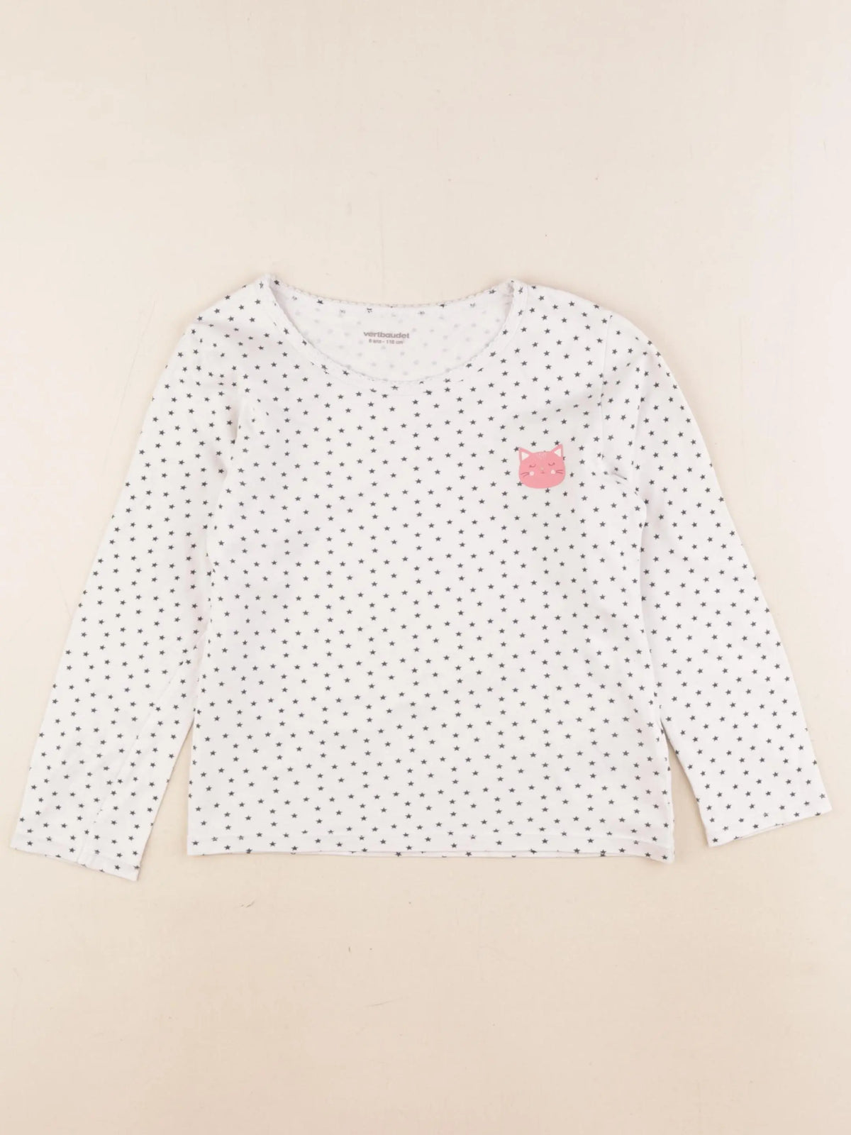 Vertbaudet - maillot de corps bleu - 6 ans