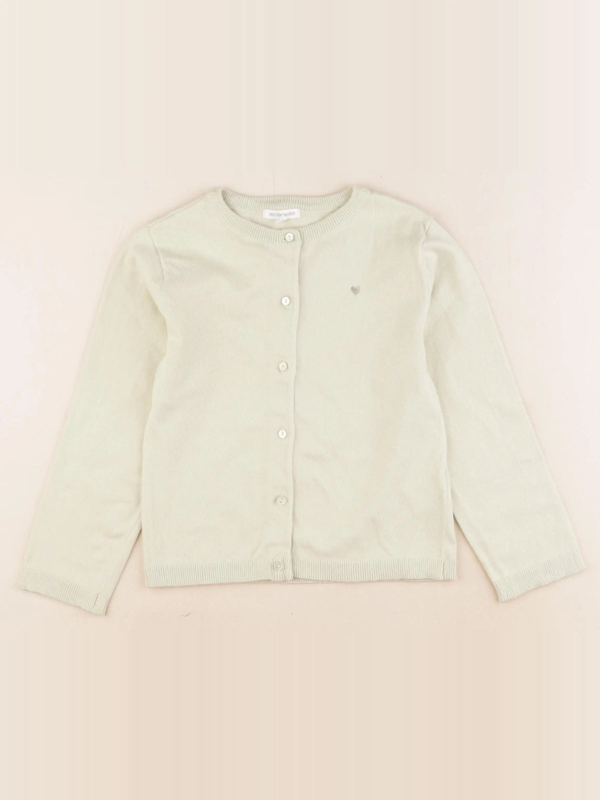 Vertbaudet - gilet vert - 6 ans