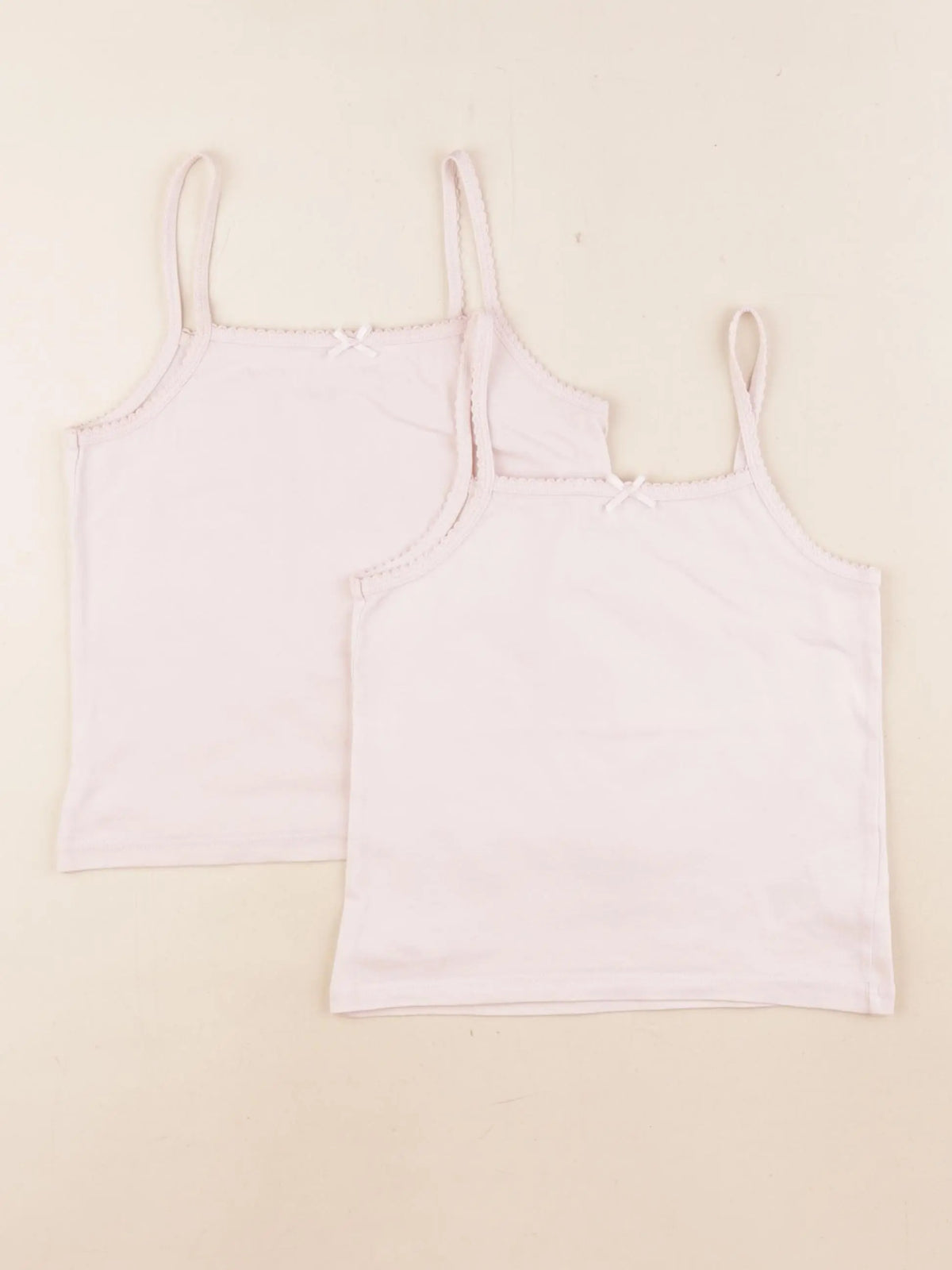 Vertbaudet - lot de 2 maillots de corps rose - 5 ans