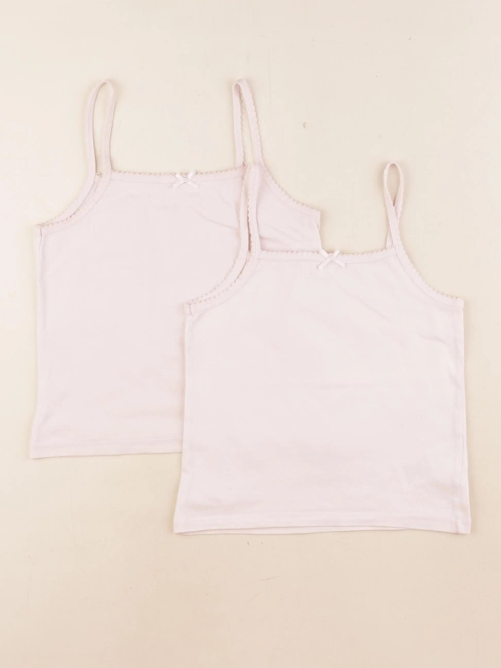Vertbaudet - lot de 2 maillots de corps rose - 5 ans