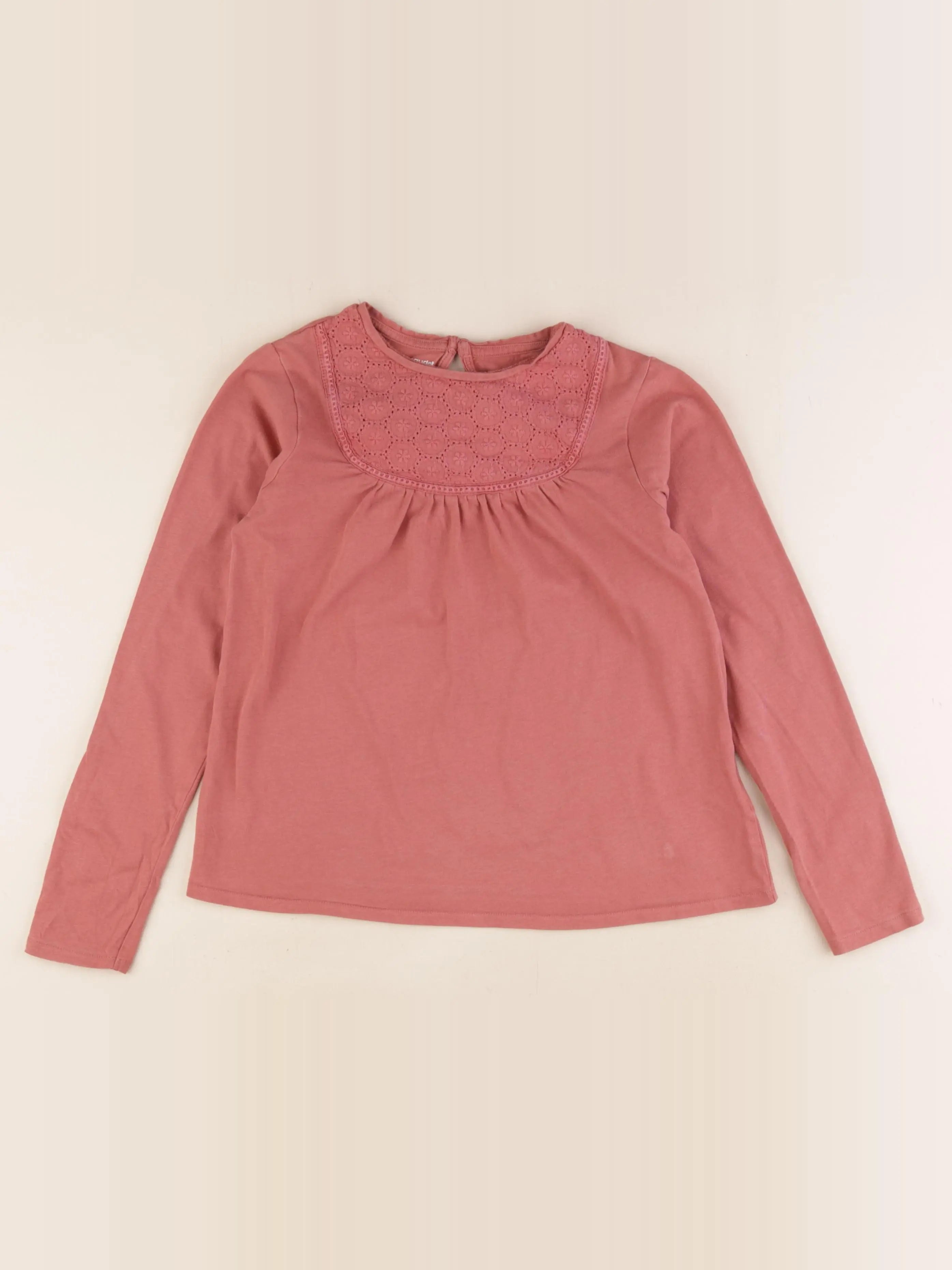 Vertbaudet - tee-shirt rose - 10 ans