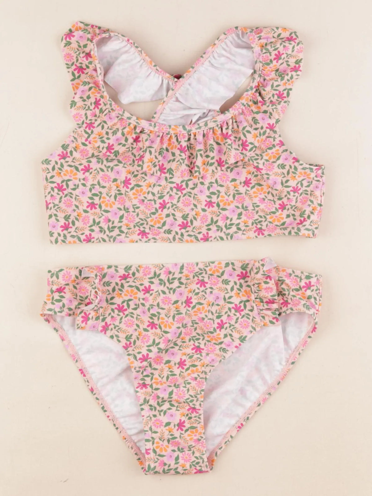 Vertbaudet - maillot de bain rose - 12 ans