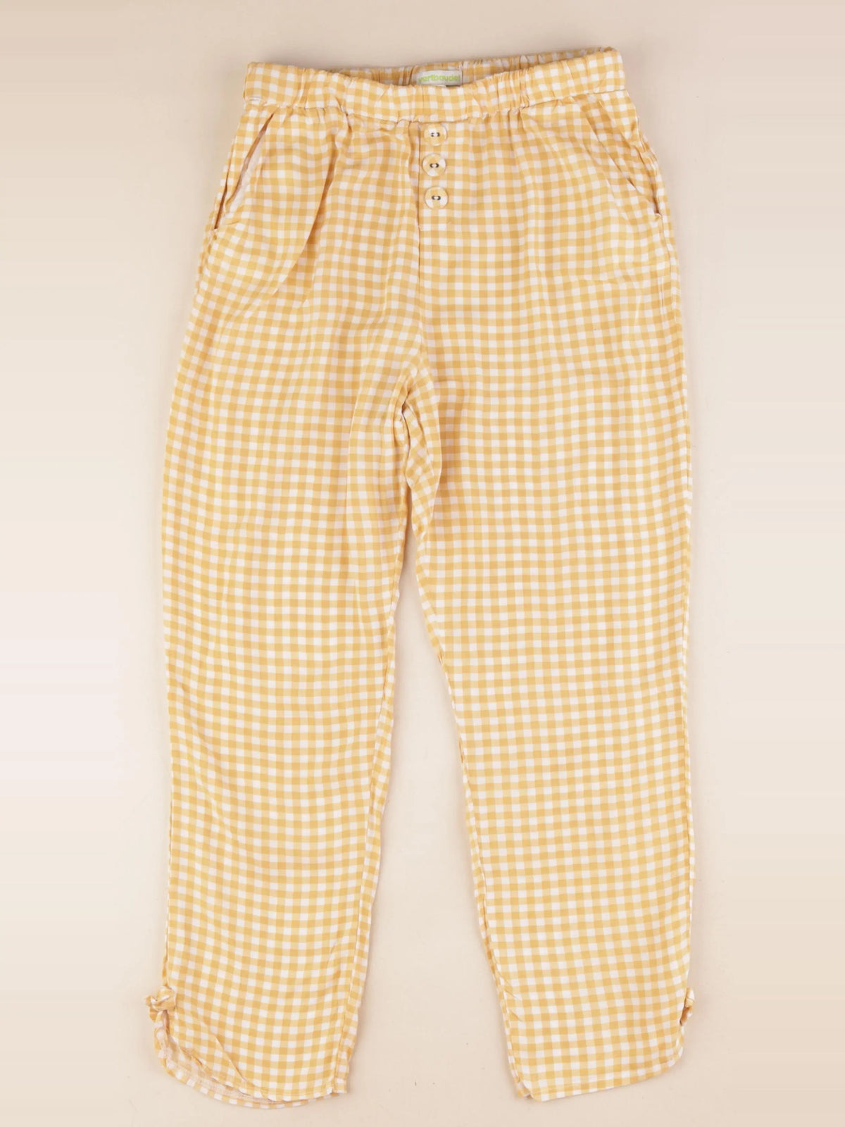 Vertbaudet - pantalon jaune - 12 ans