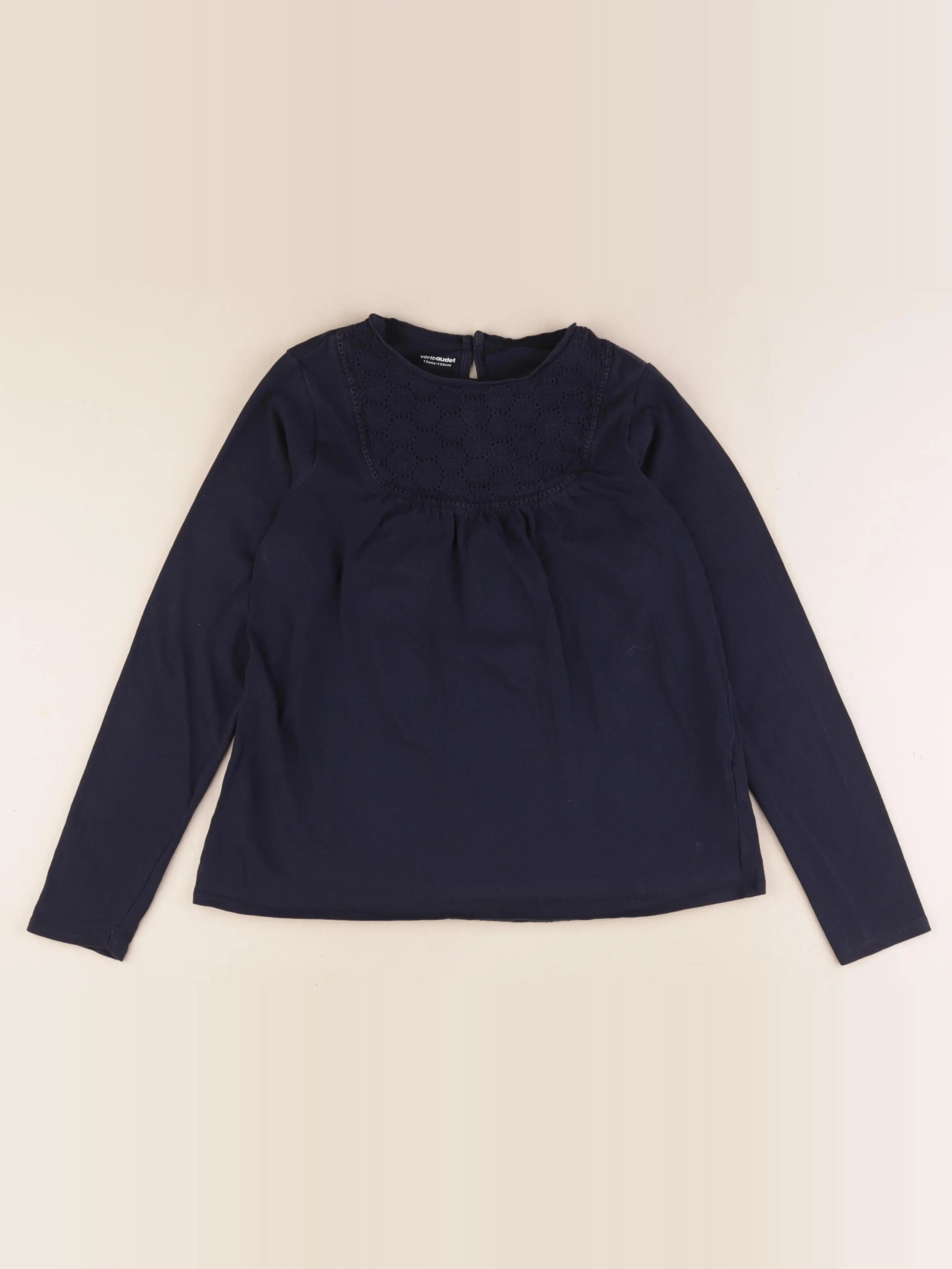 Vertbaudet - tee-shirt bleu - 12 ans