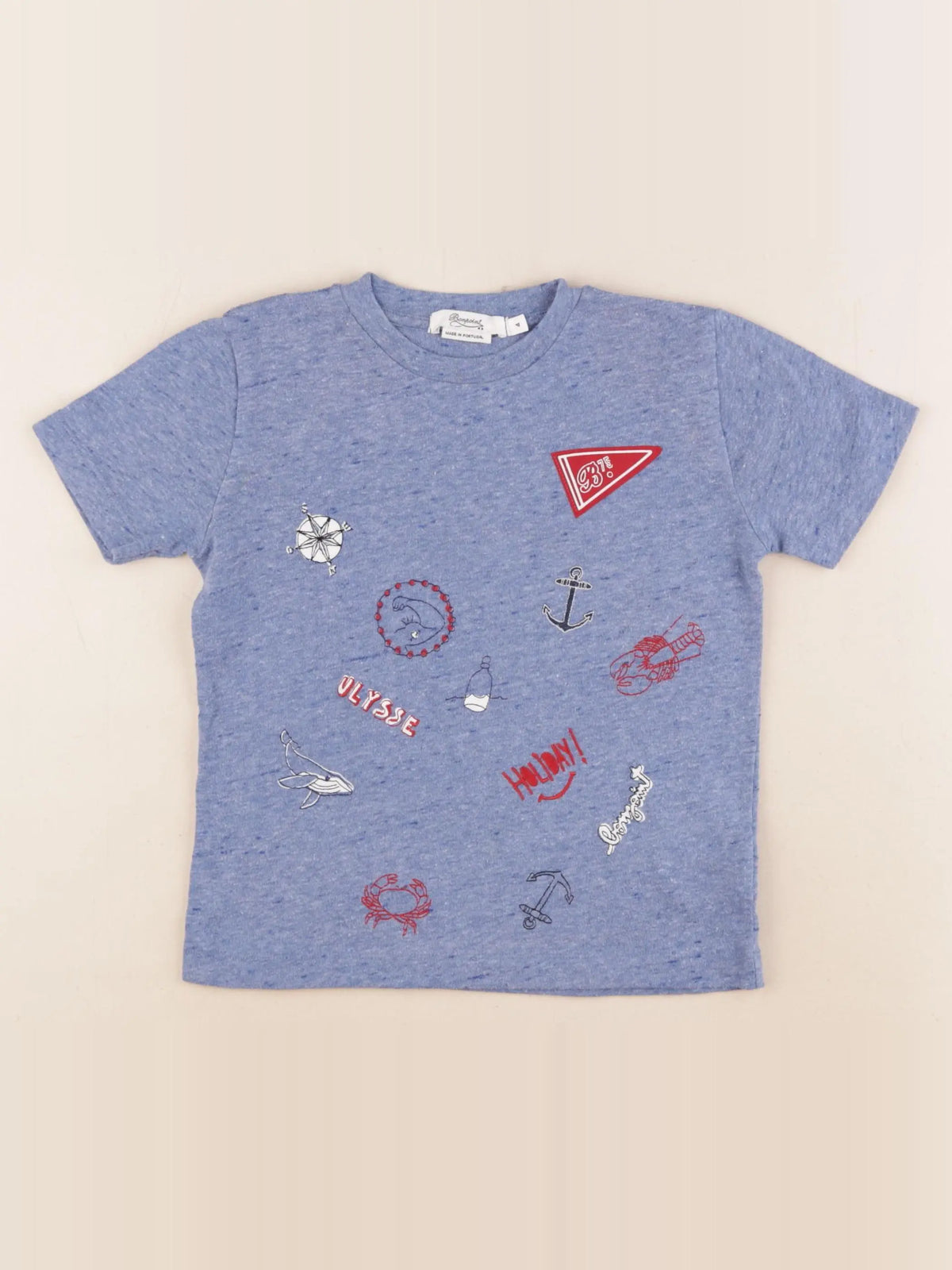 Bonpoint - tee-shirt bleu - 4 ans