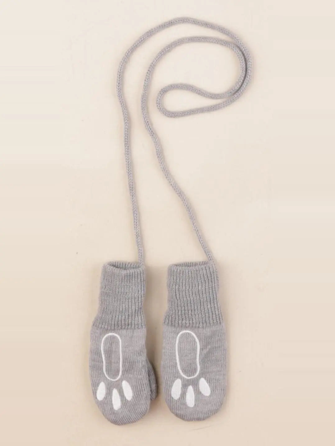 Petit Bateau - moufles gris - 3/6 mois