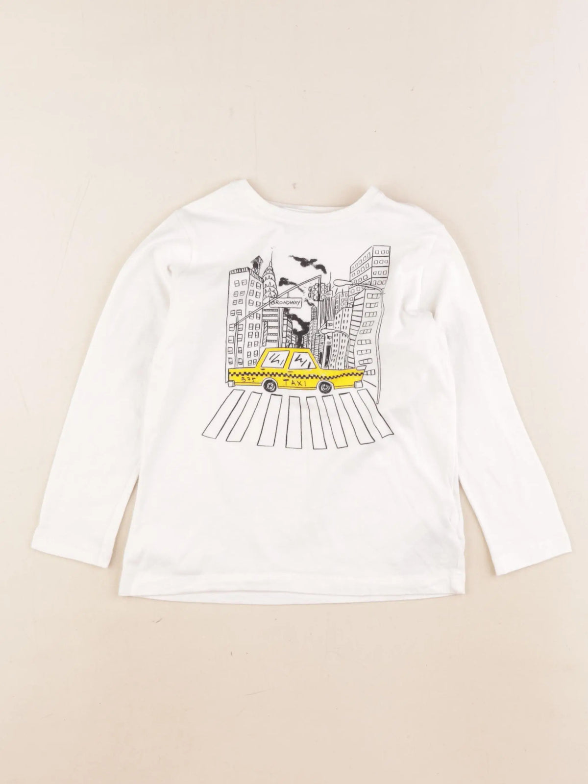 Bonpoint - tee-shirt beige - 3 ans