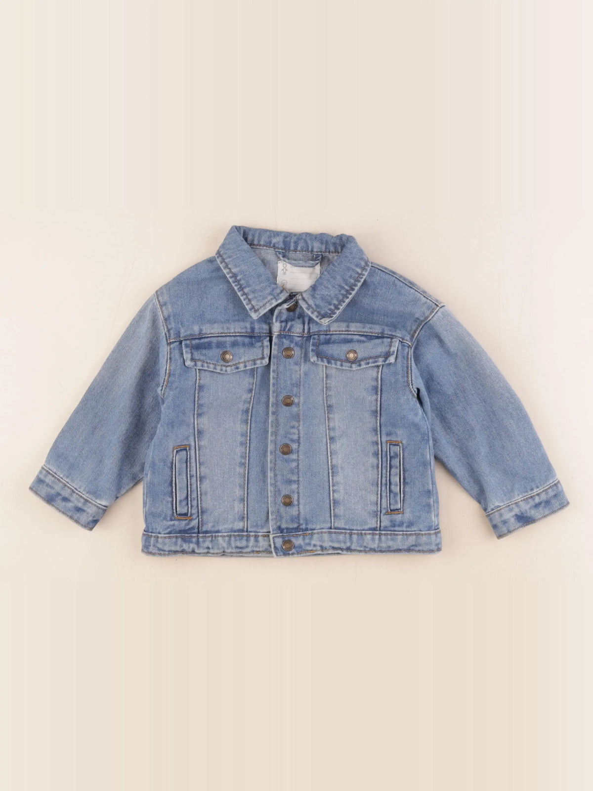Vertbaudet - veste bleu - 18 mois