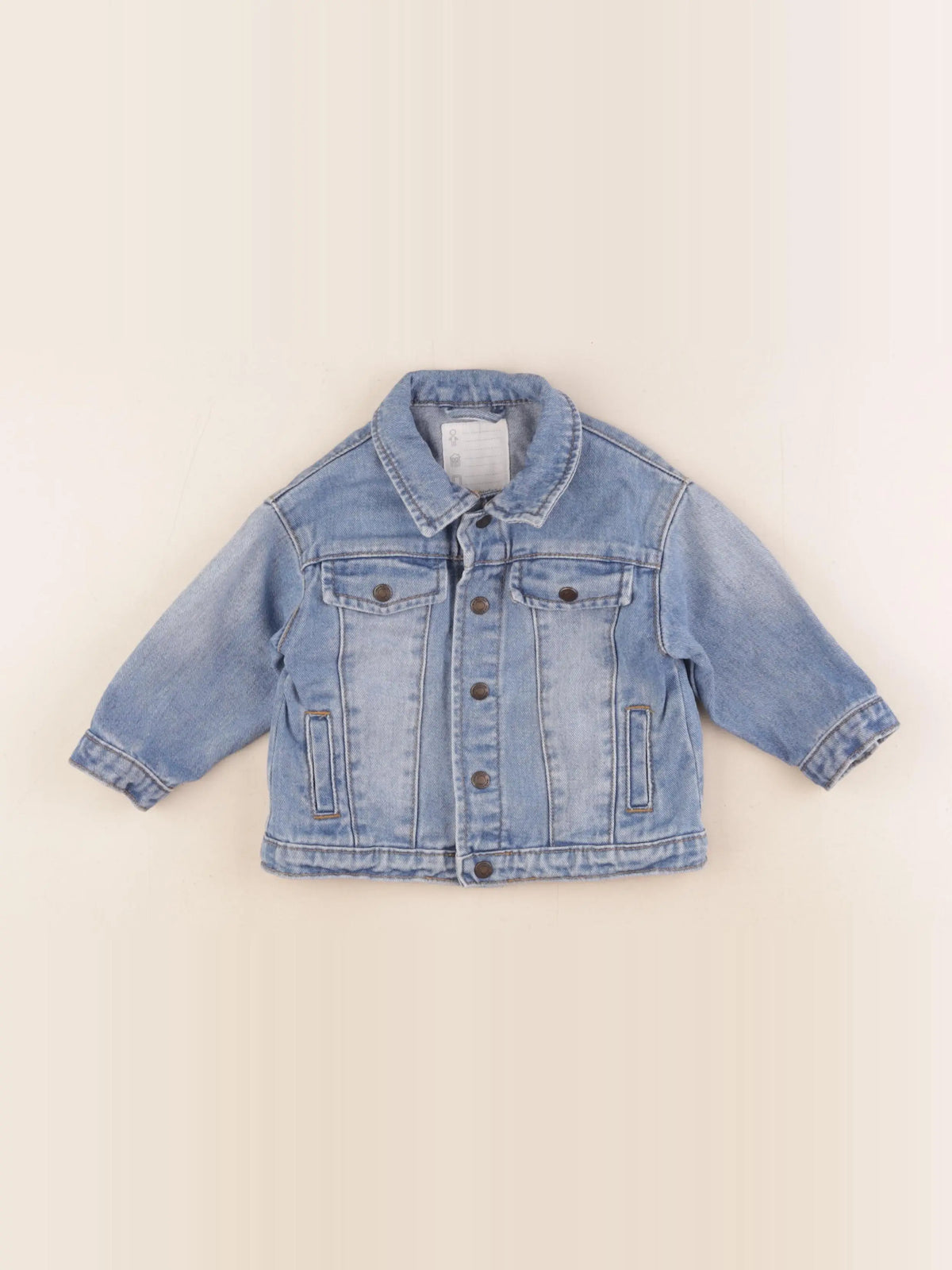 Vertbaudet - veste bleu - 12 mois