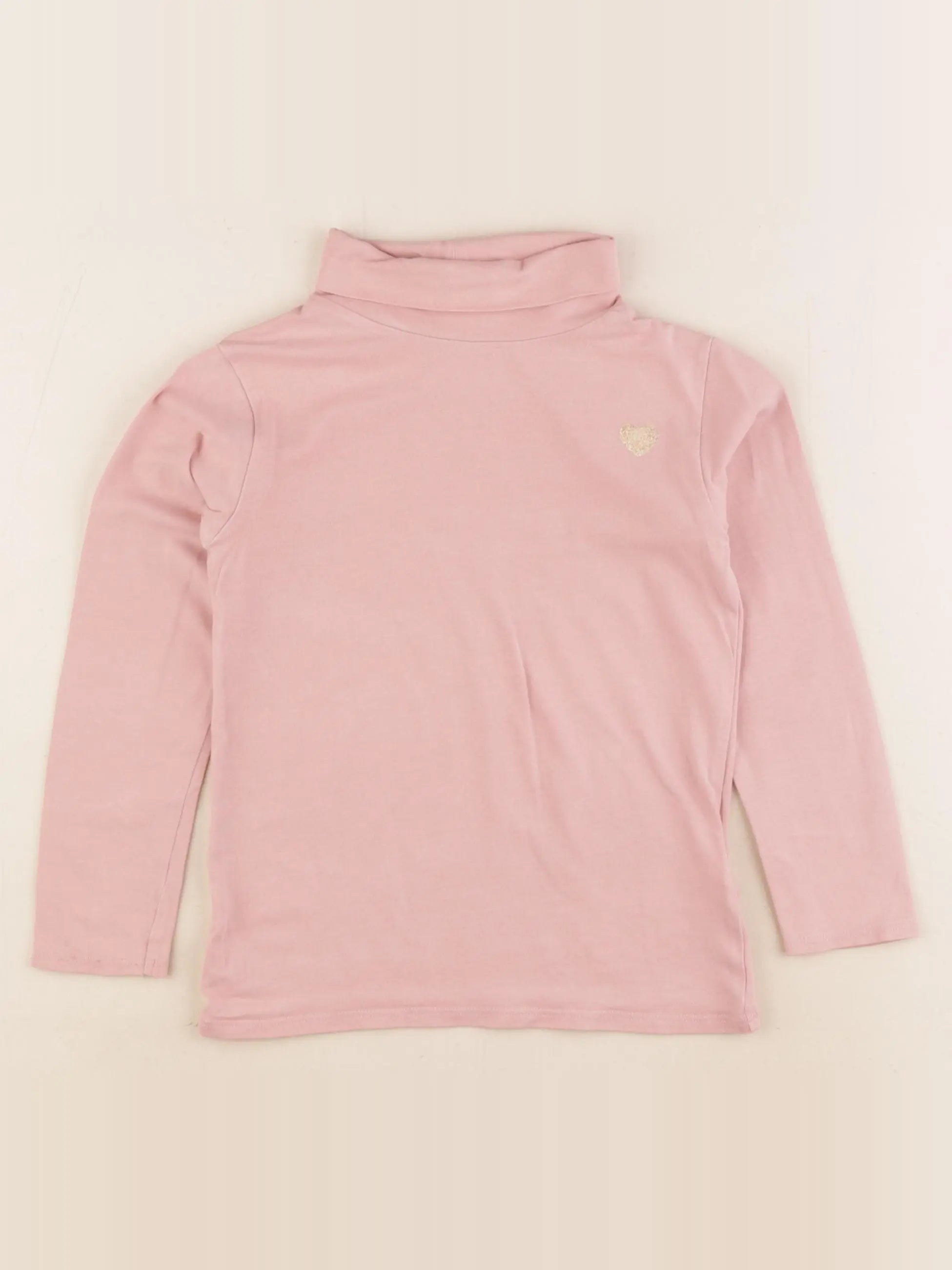 Vertbaudet - sous-pull rose - 4 ans