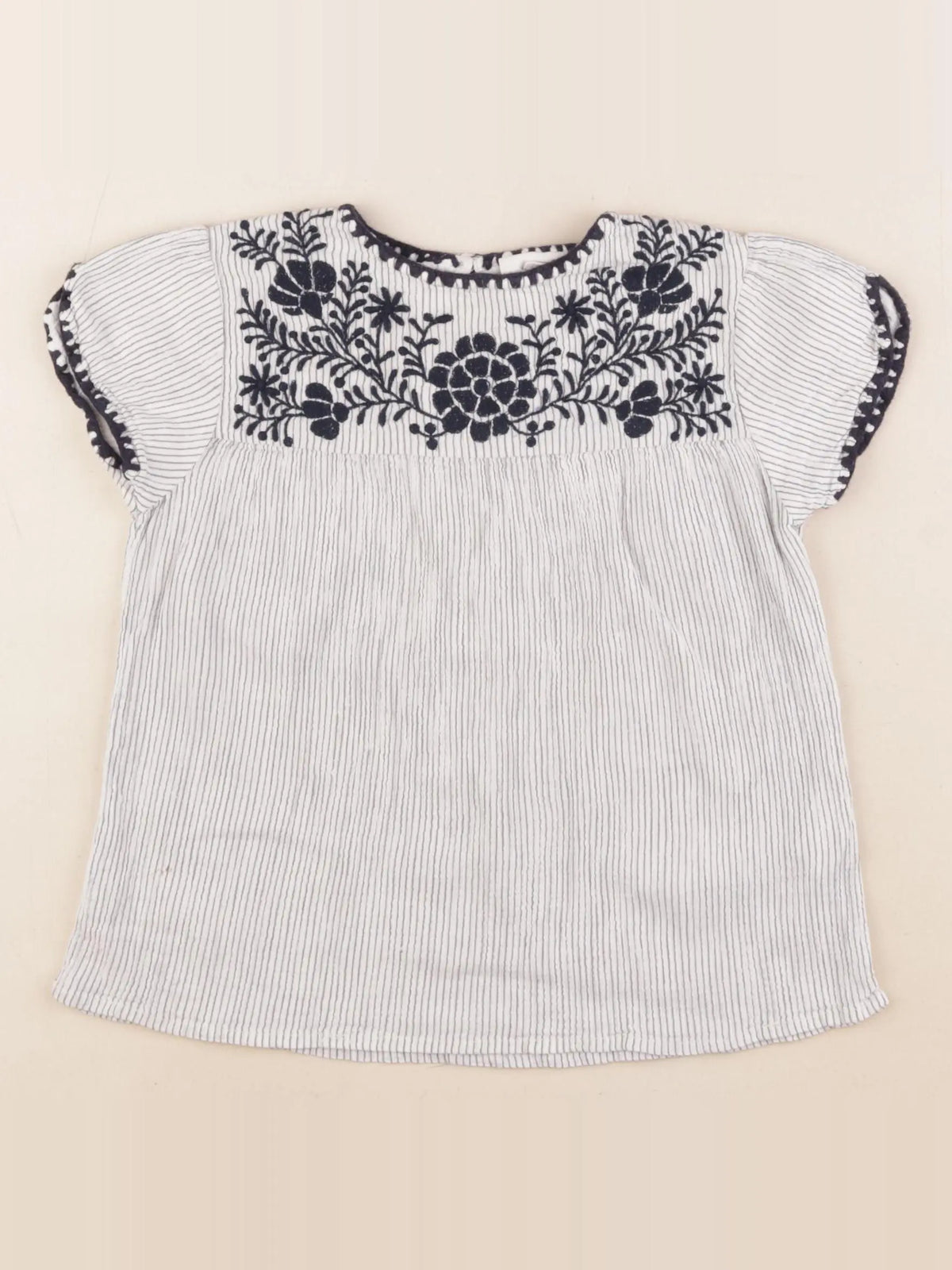 Louis Louise - blouse bleu - 6 ans